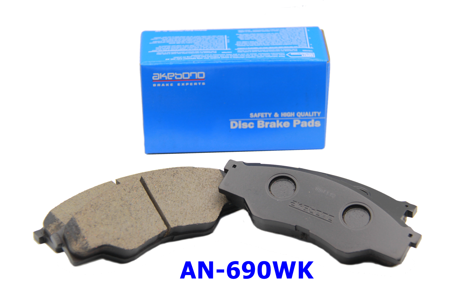 AKEBONO ผ้าเบรคคู่หน้า Toyota Fortuner ปี 2008-2011, Fortuner TRD AN-690WK