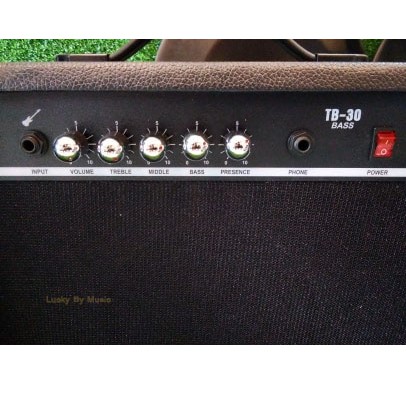 แอมป์เบส Kazuki 30 วัตต์ สีดำ ดอกขนาด 8 นิ้ว