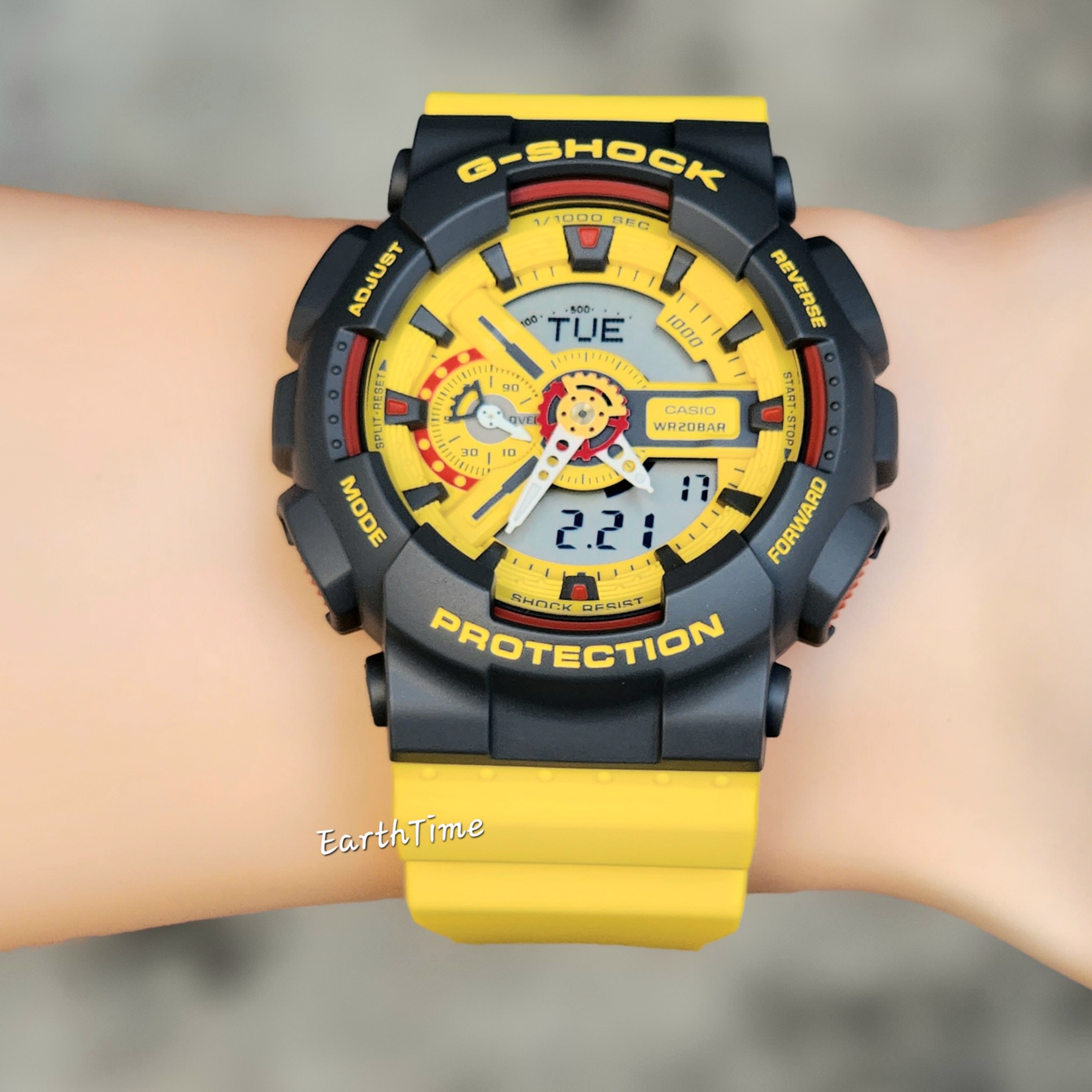 GA-110Y-9A l Classic Yellow G-Shock Series l G-SHOCK