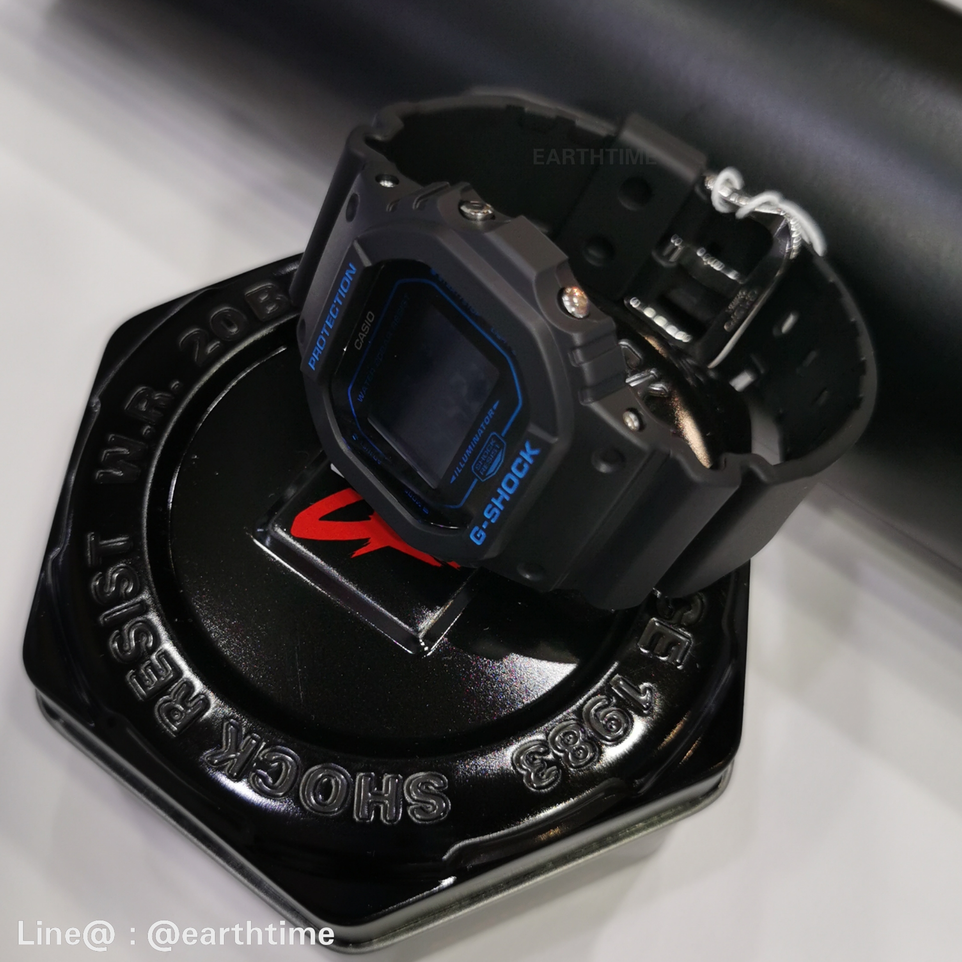 G-Shock Matte Black & Blue ของใหม่แท้100% รับประกัน 1 ปี DW-5600BBM-1DR