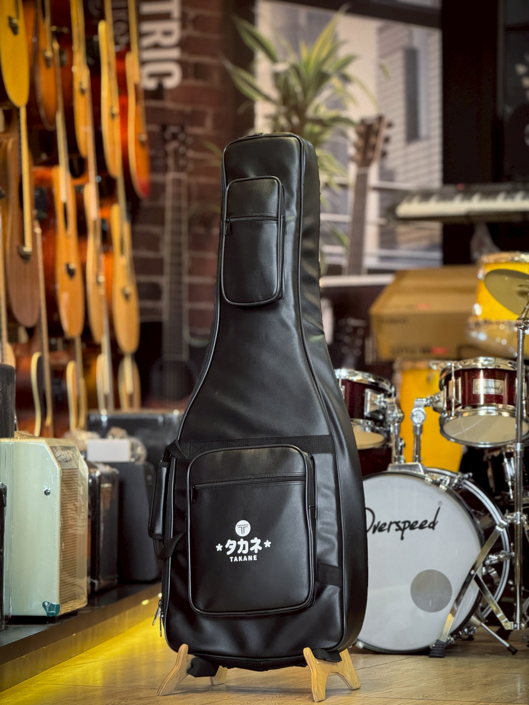 กระเป่ากีต้าร์ไฟฟ้า TAKANE Japan ฟองน้ำ 12 มิล แบบหนัง คุณภาพสูง กันน้ำ/กันรอย บุฟองน้ำหนา กันกระแทกได้ดี