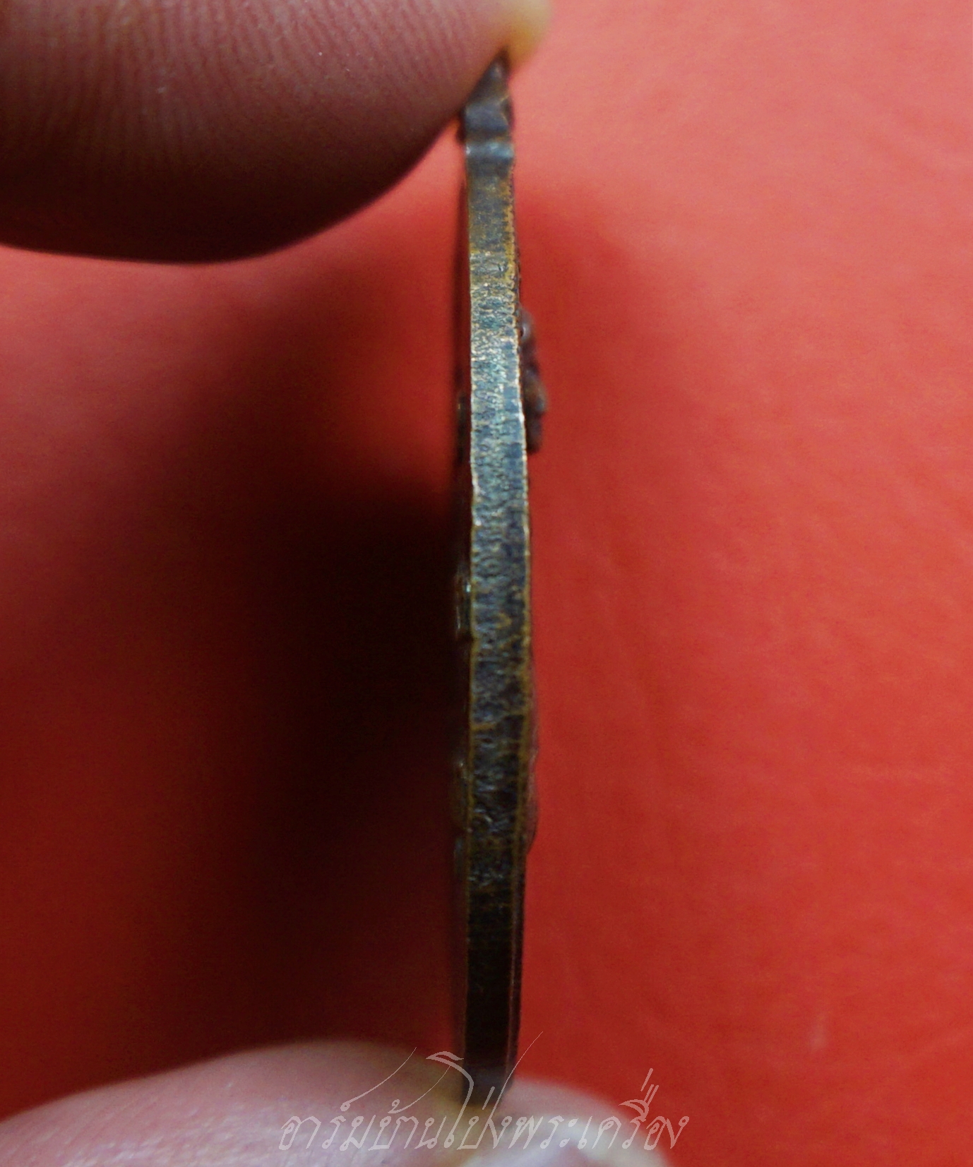 หลวงพ่อผอม วัดนาคสโมสร จ.อยุธยา รุ่น๑ เนื้อทองแดงรมดำ(องค์ที่1)