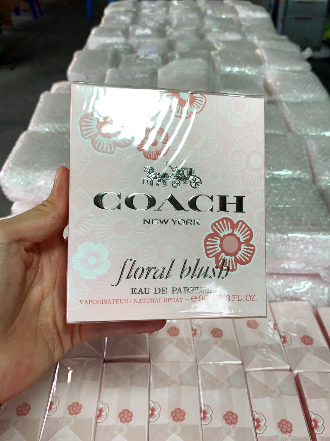 Tester Coach New York Floral Blush EDP 90ml. น้ำหอมแท้ 100%