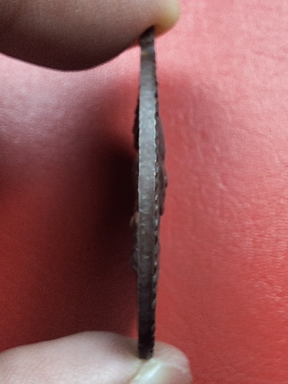 พระครูอมร วชิรารักษ์ วัดห้วยเสือ จ.เพชรบุรี เนื้อทองแดงรมดำ(องค์ที่2)