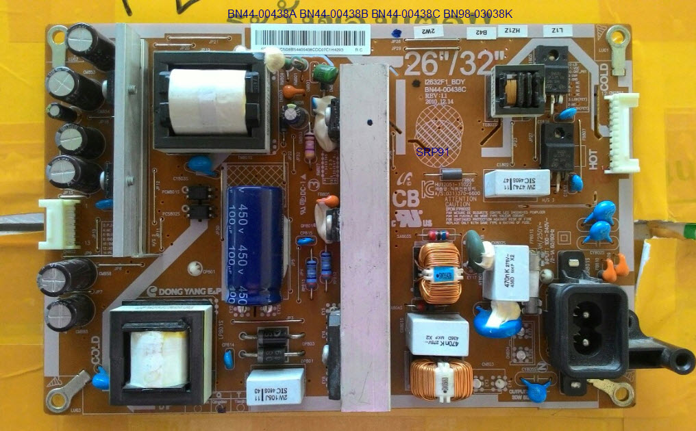 Power 32d450,BN44-00438A, BN44-00438B