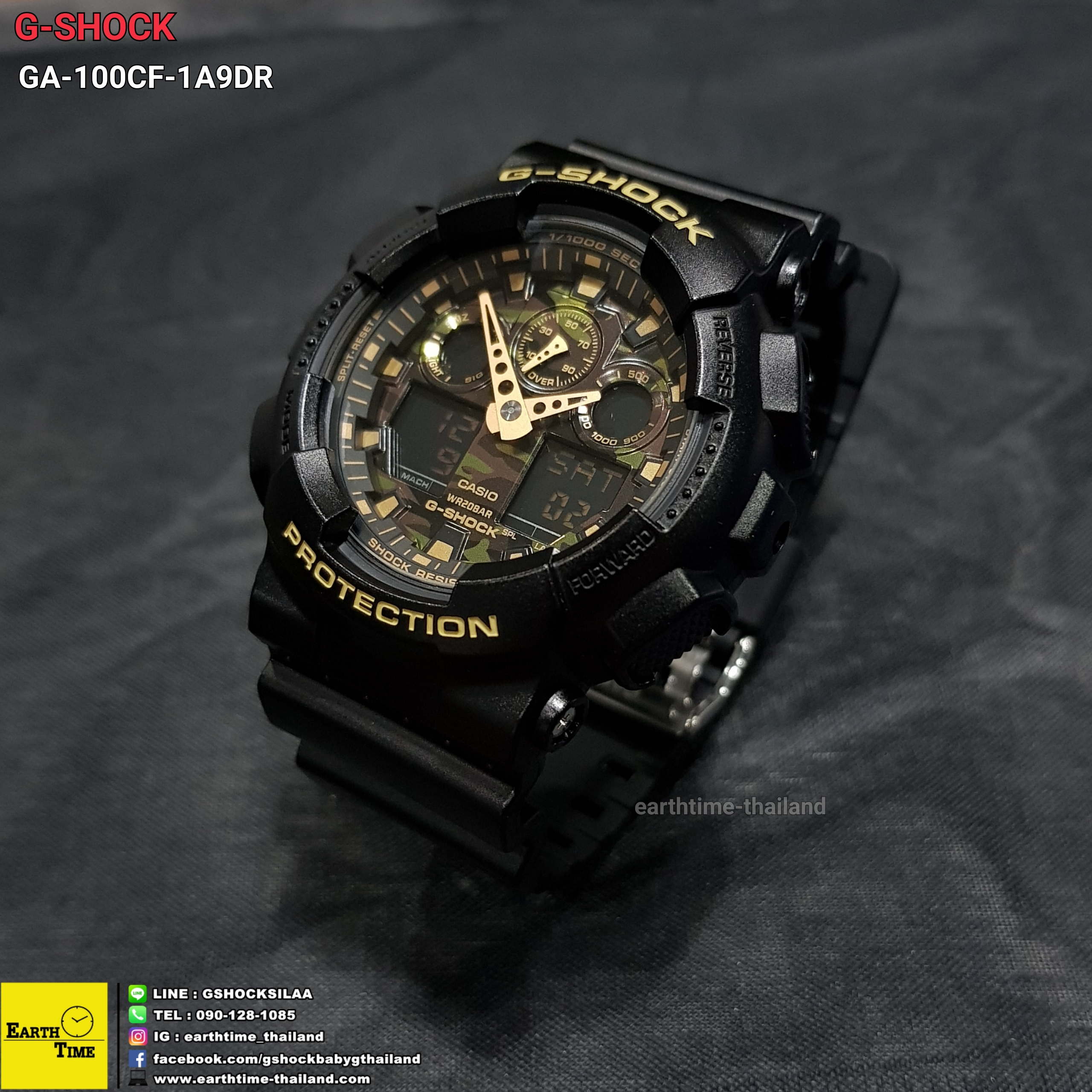 G-Shock ของใหม่แท้100% รับประกัน 1 ปี GA-100CF-1A9DR