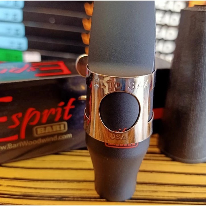 Bari Esprit II Alto Kit Saxophone Mouthpieces ปากเป่าแซ็กโซโฟนอัลโต้ เมาท์อัลโตแซ็ก สีดำ พร้อมฝาครอบ แท้ USA