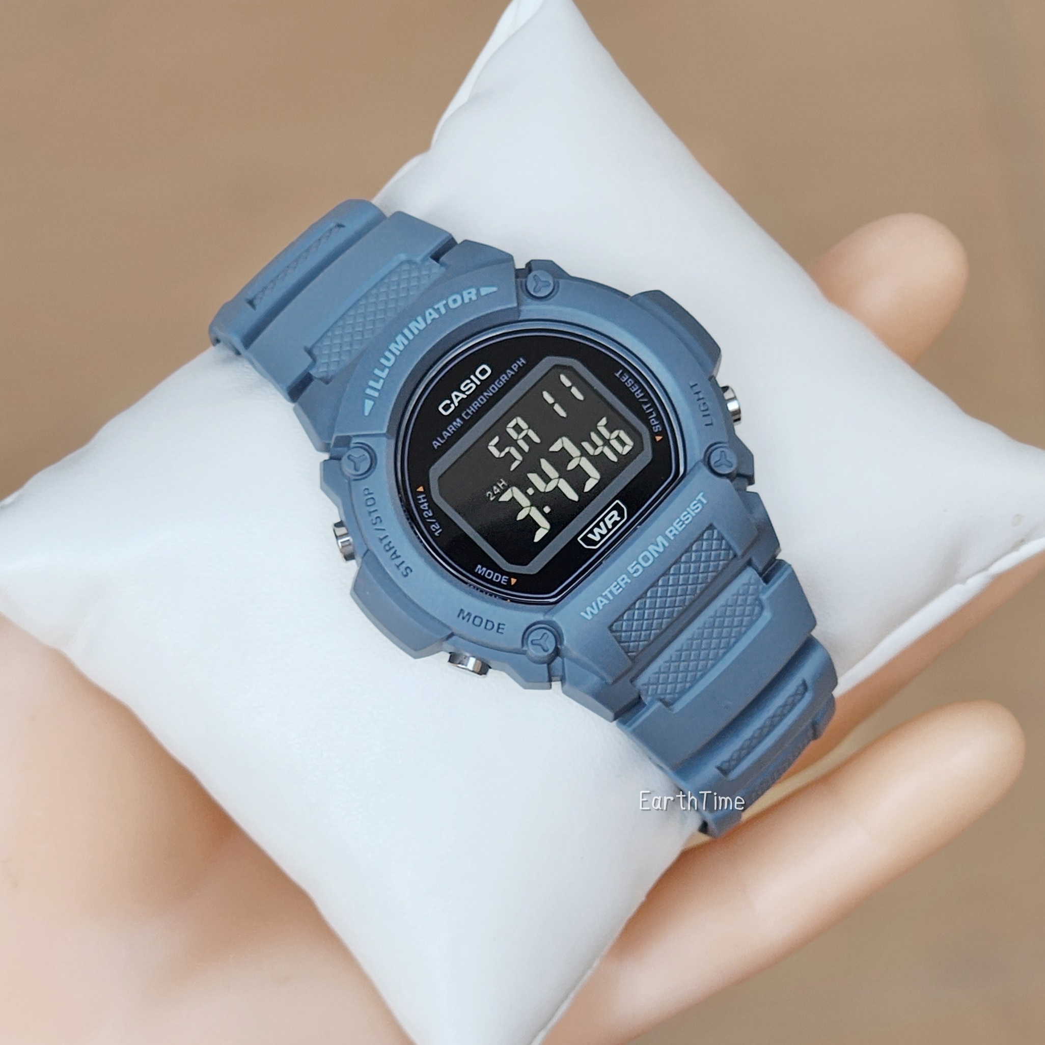 W-219HC-2BV l CASIO สายเรซิ่น