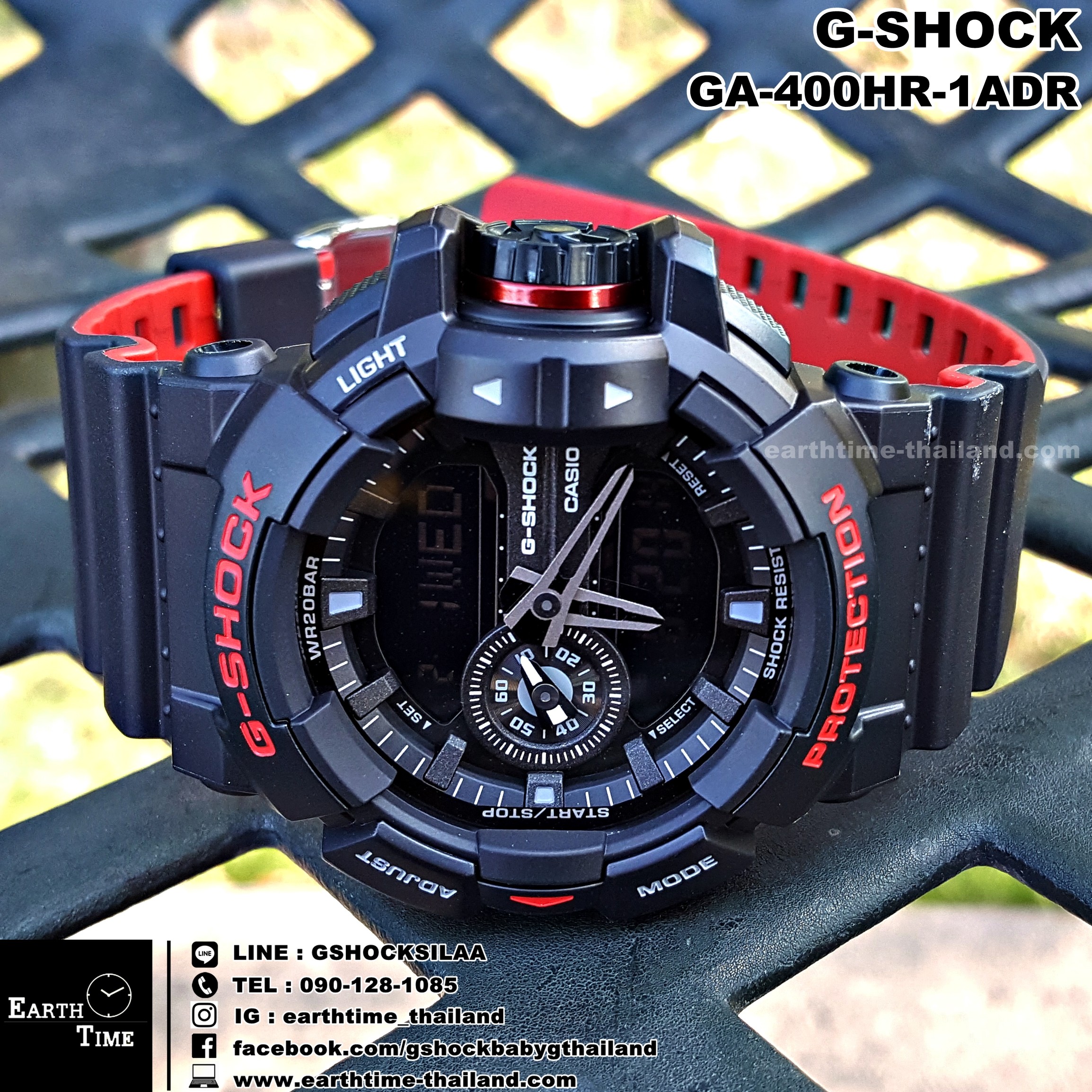 G-Shock ของใหม่แท้100% รับประกัน 1 ปี GA-400HR-1ADR