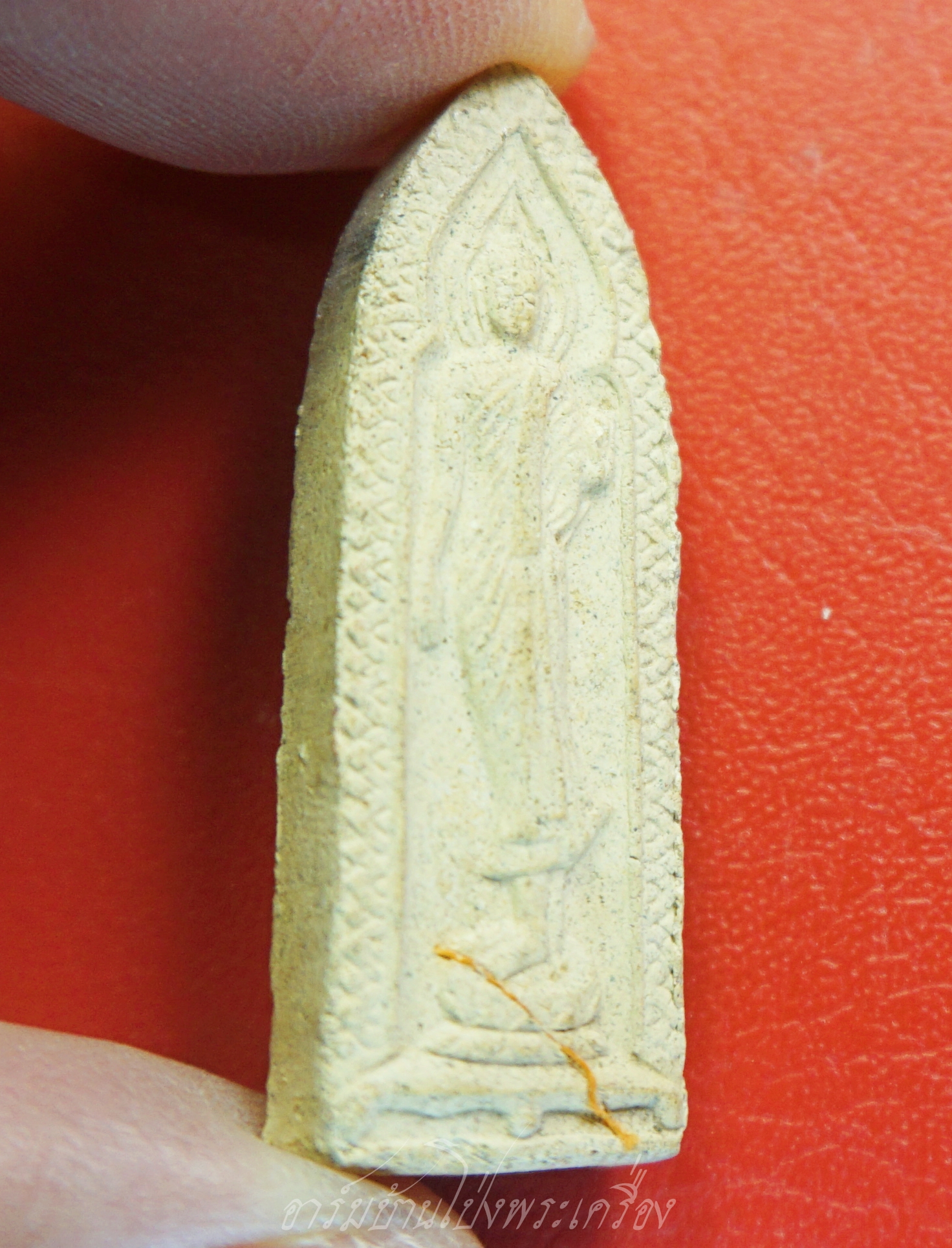 พระพุทธ หลวงพ่อเกษม เขมโก สำนักสุสานไตรลักษณ์ จ.ลำปาง เนื้อผงสีขาว(องค์ที่2)