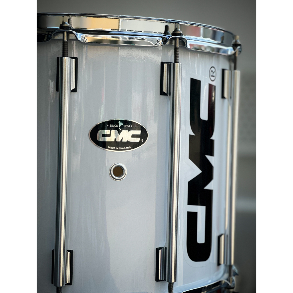 กลองพาเหรด CMC 14 นิ้ว รุ่น CM-ALC14 มาร์ชชิ่ง Marching กลองเดินแถว กลองใหญ่มาร์ชชิ่ง ฟรี ไม้กลอง 1 คู่