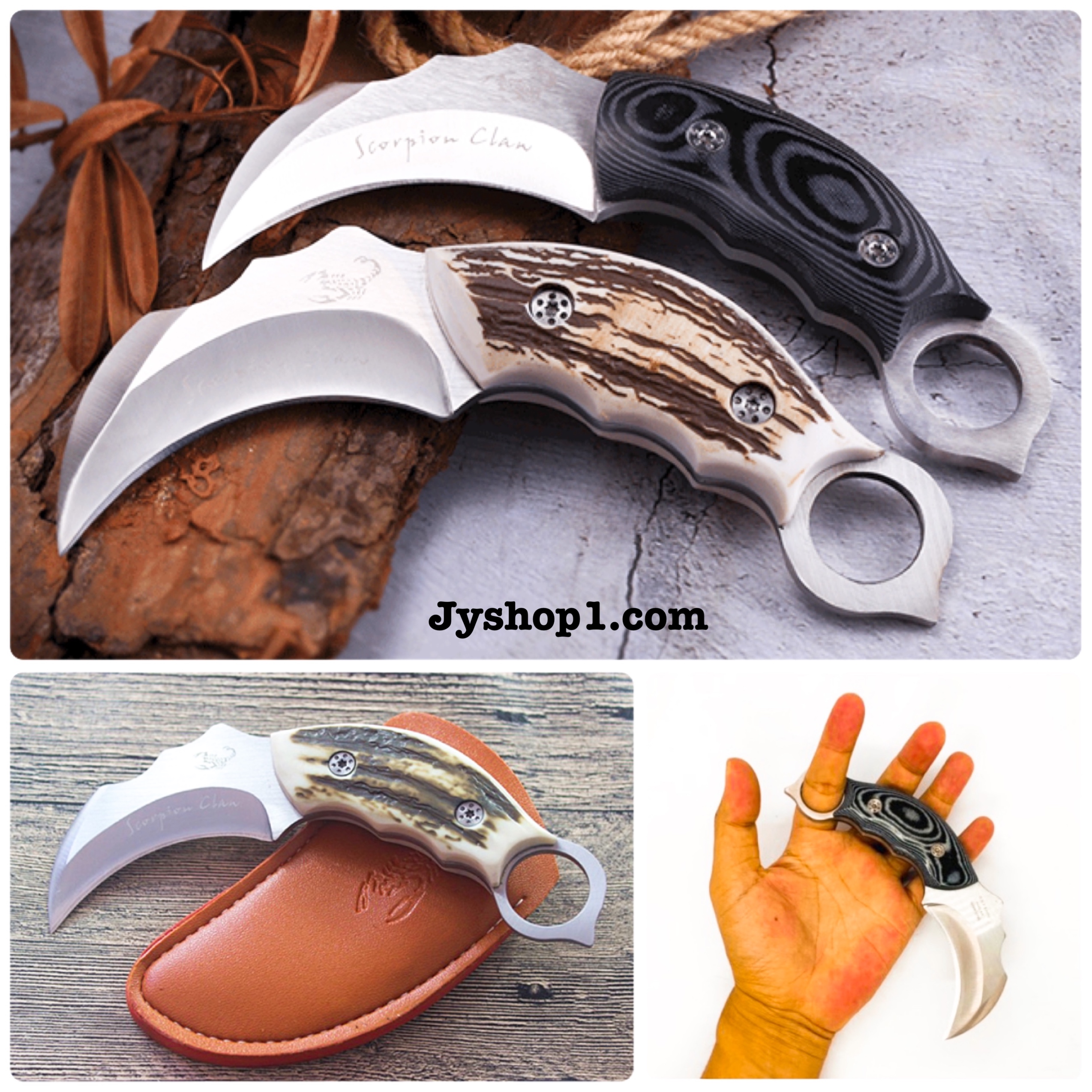 มีดคารัมบิต มีดควง แบบใบตาย Scorpion Claw