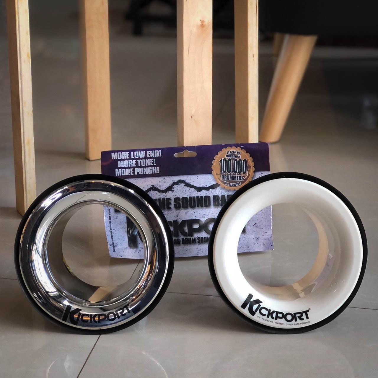 [ พร้อมส่ง ] 🔰Kickport USA. Bass drum sound enhancer kick ช่วยให้เสียงของกระเดื่องลึกขึ้น หนาขึ้น อ้วนขึ้น มี 2 สี ให้เลือก สีขาว สีเงิน