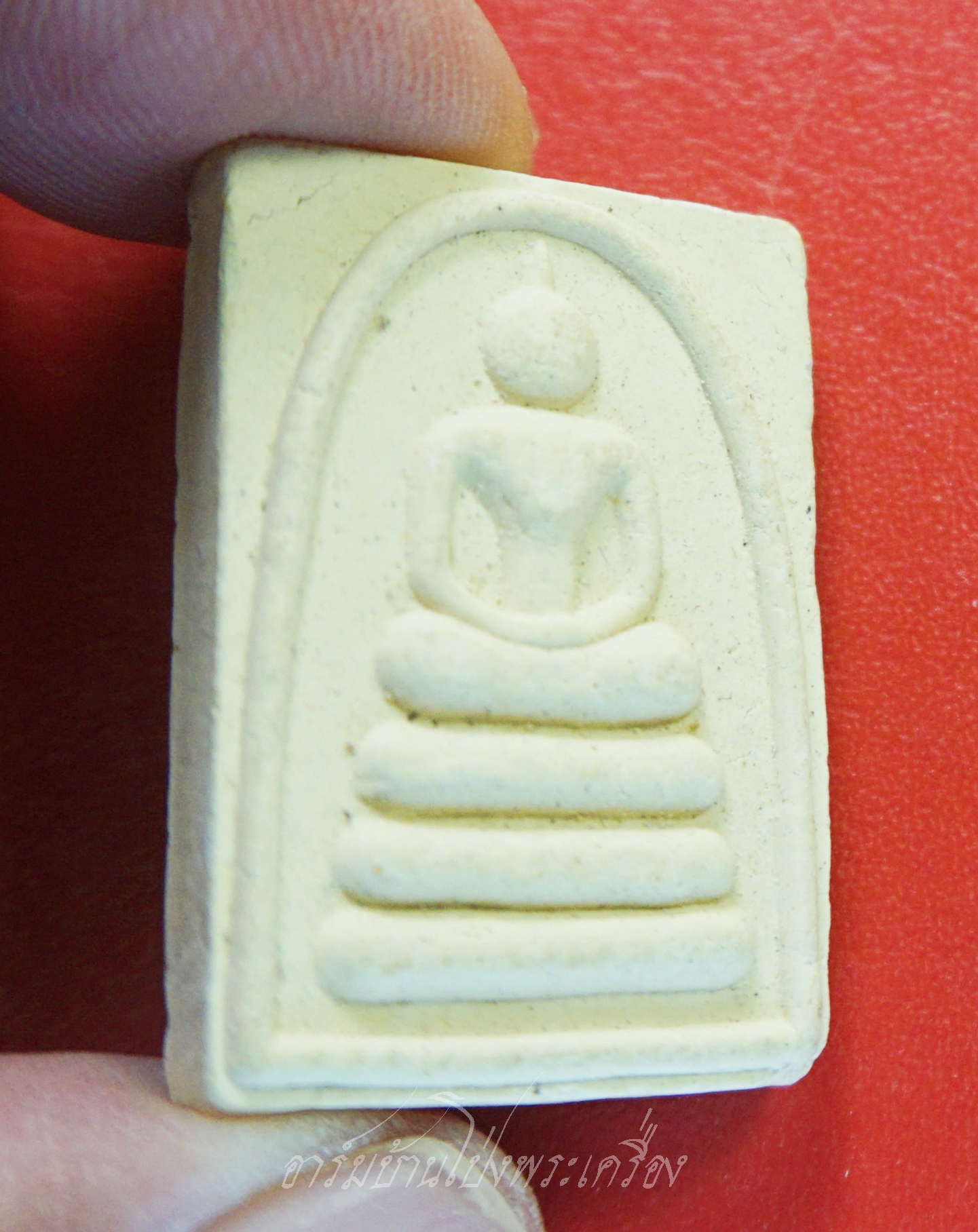 หลวงปู่แผ้ว ปวโร วัดรางหมัน สมเด็จ ที่ระลึกปิดทองฝังลูกนิมิตร ปี๒๕๕๖(องค์ที่3)