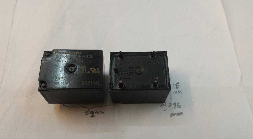 ขาย RELAY JS1-B-24V-F COIL 24VDC 5ขา ลงปริ้นPCB คอนแทรค contract12A277V RELAY-MATSUSHITA รีเลย์ JS1-24V ราคา ตัวละ . บาท