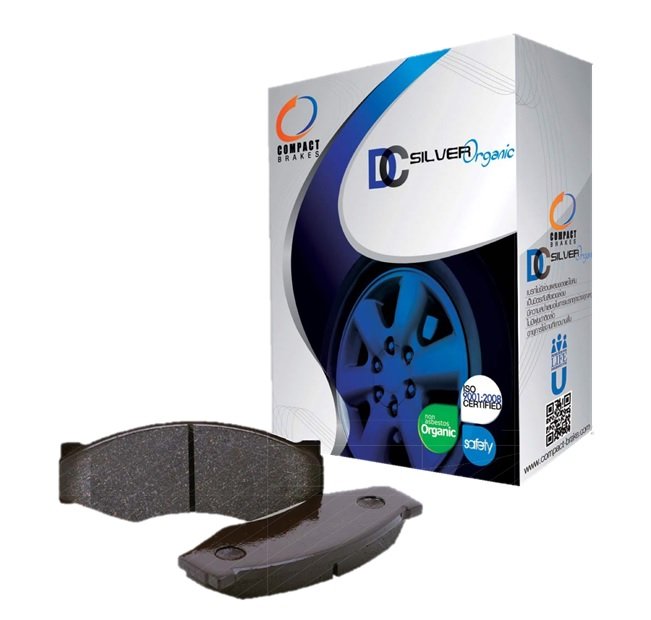 Compact Brakes ผ้าเบรคหน้าสำหรับ MITSUBISHI Lancer C73A 1.6 ปี 89-91