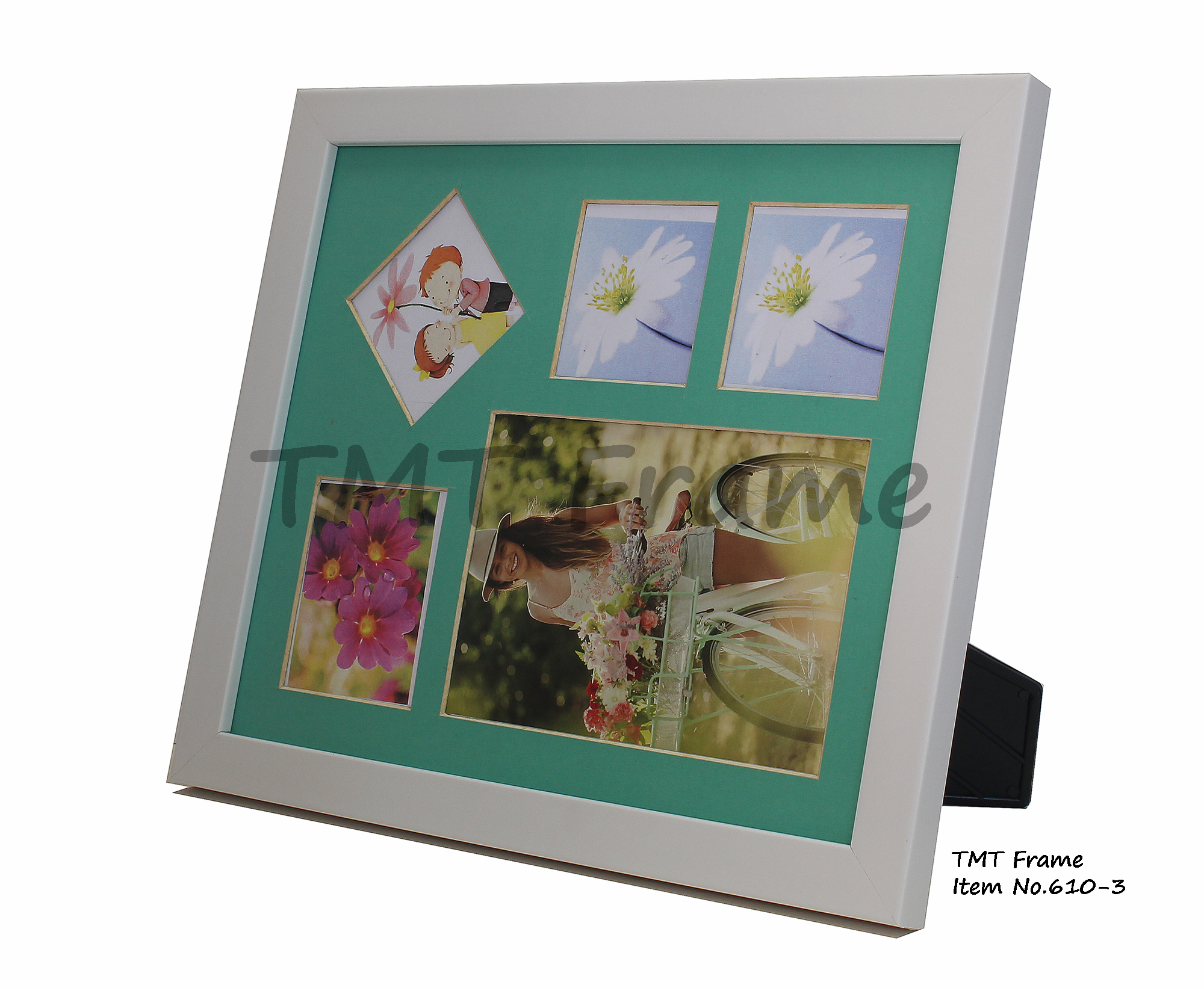 กรอบเม้าหลายช่อง กรอบรูปหลายรูป กรอบช่องติดผนัง 610-3