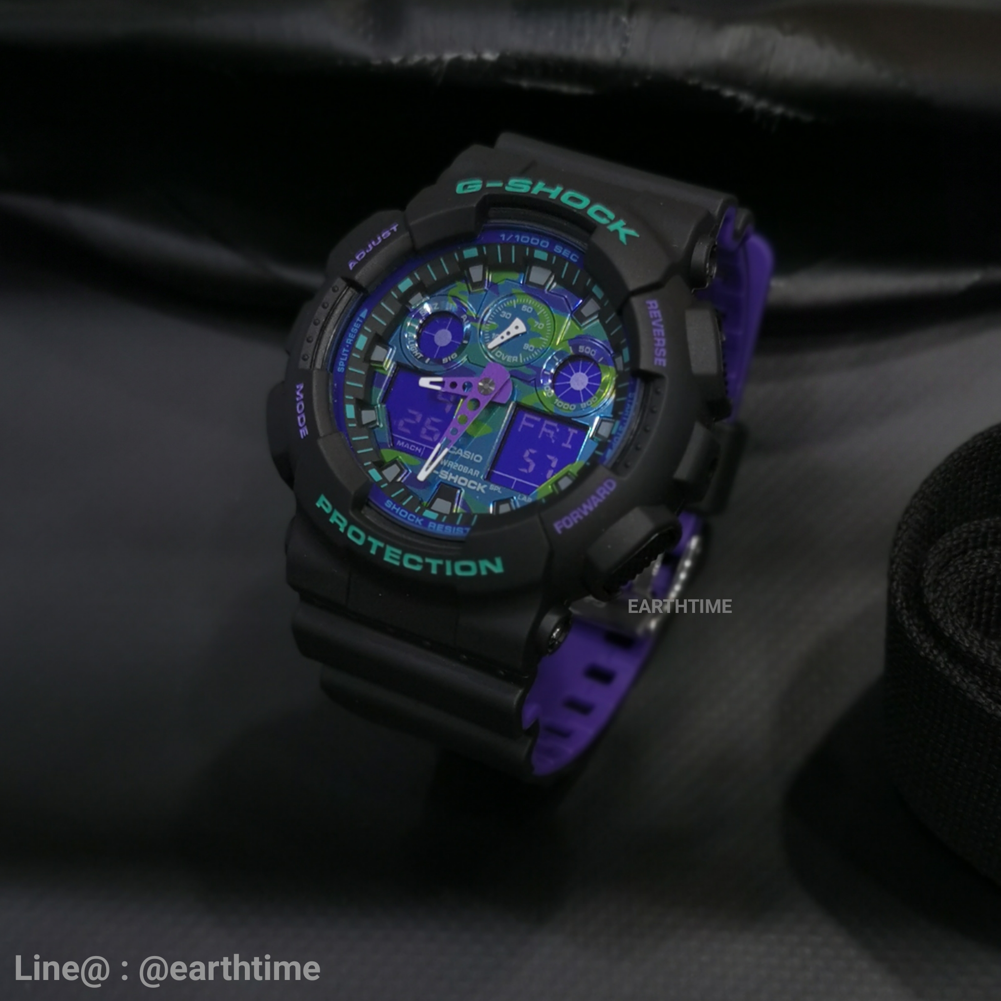G-Shock ของใหม่แท้100% รับประกัน 1 ปี GA-100BL-1ADR
