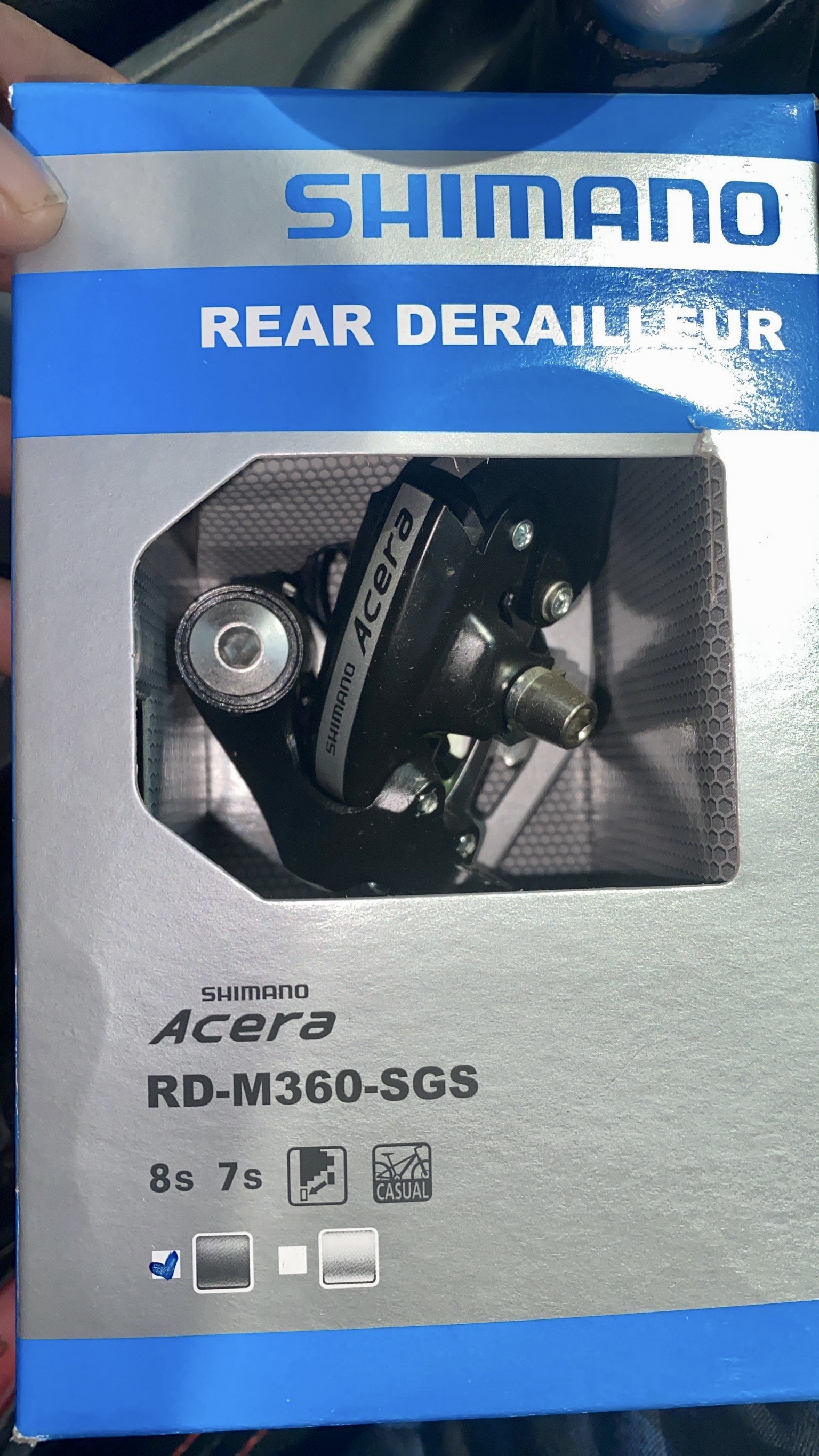 ตีนผี shimano acera 8