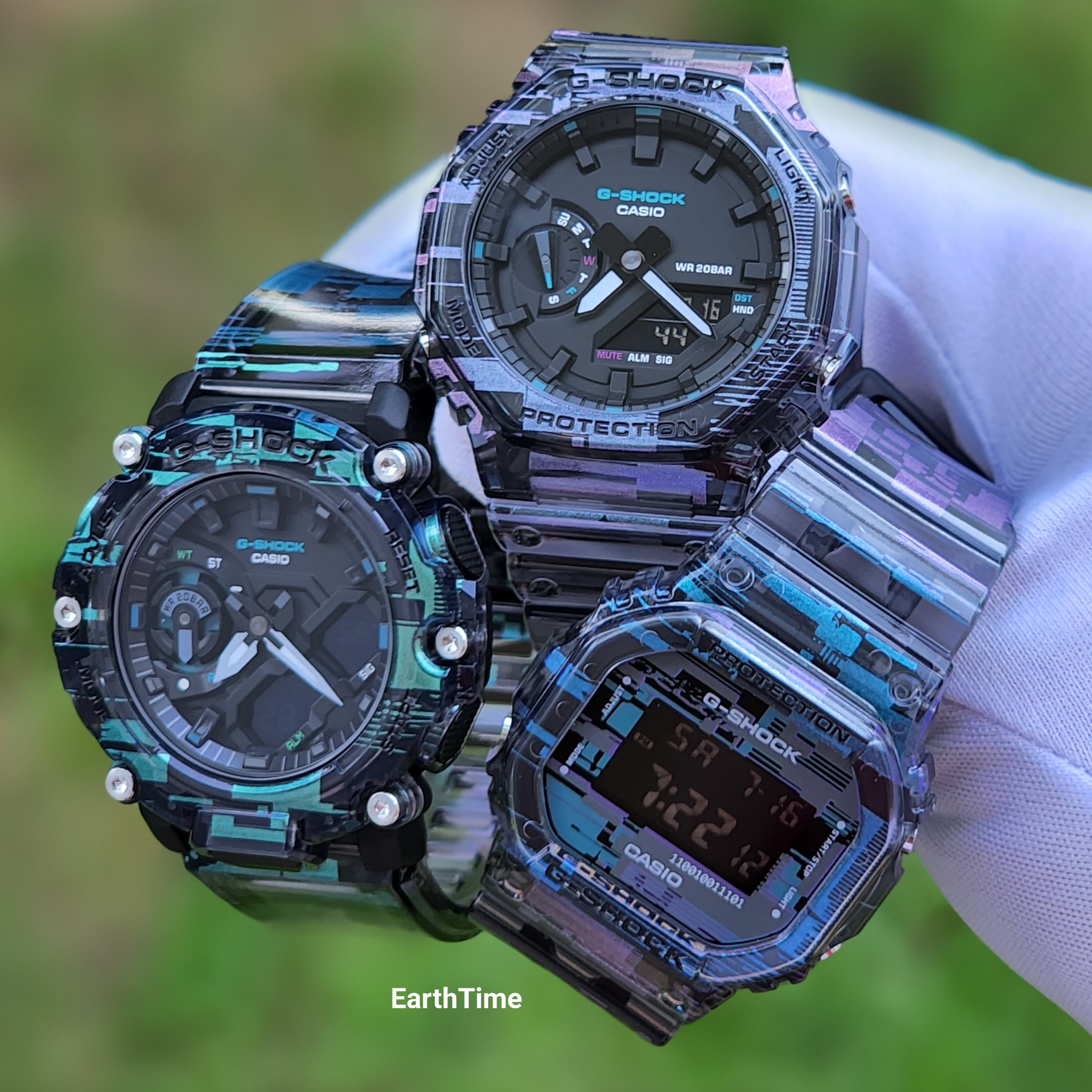 GA-2200NN-1A l Digital Glitch Series l ของใหม่แท้100%