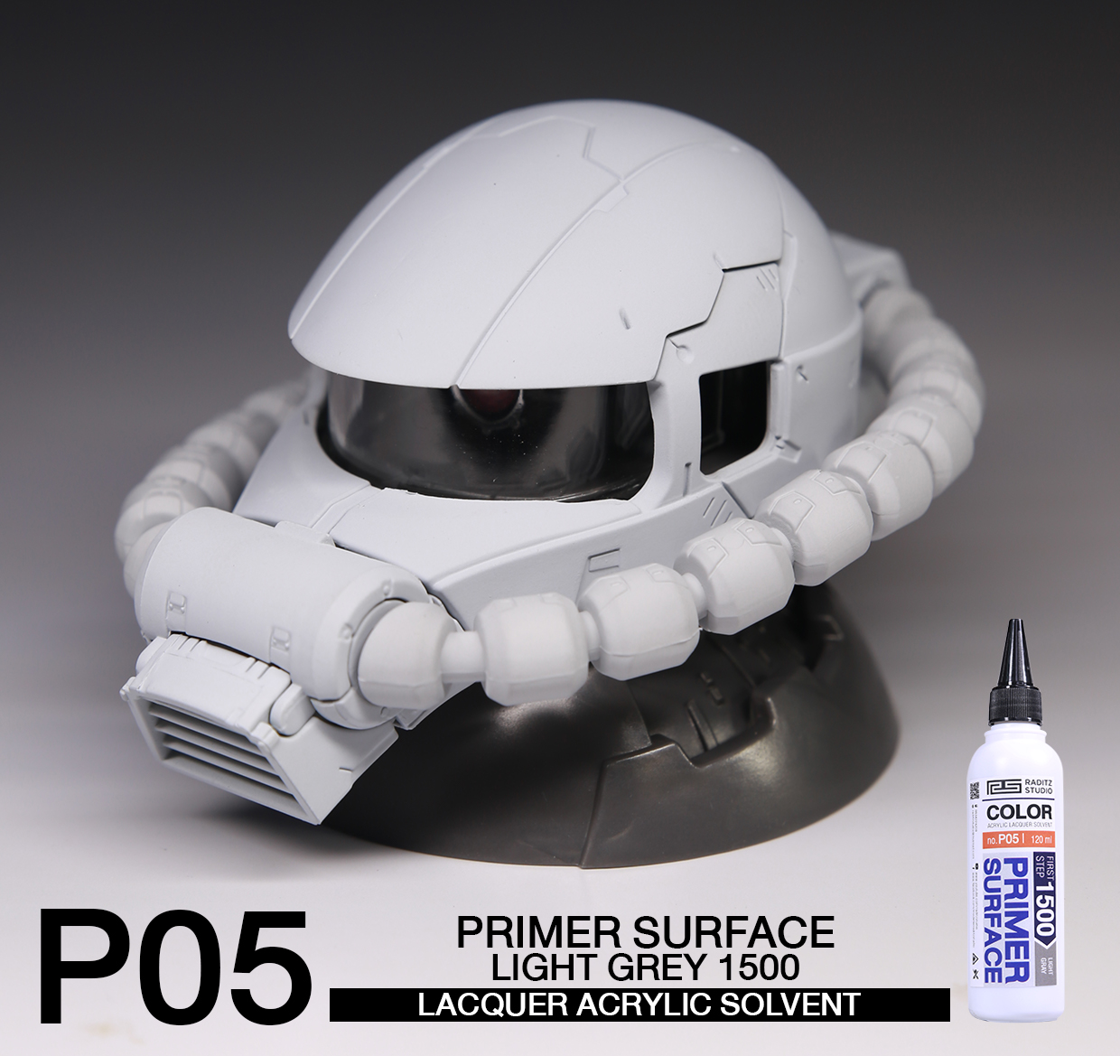 (RS-Raditz) Surfacer Primer P05 Surface Primer Light Gray 1500 120ml