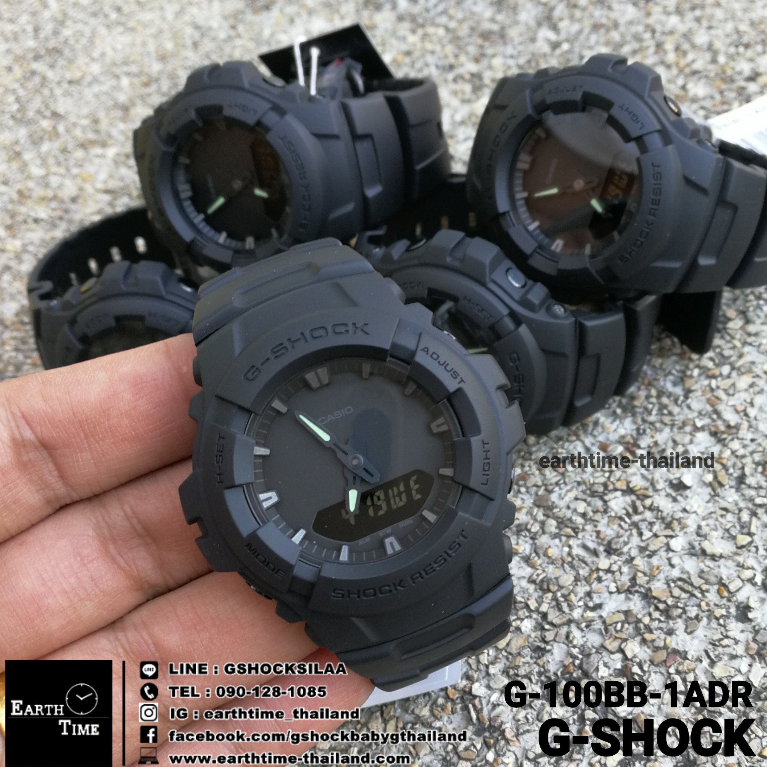 G-Shock ของใหม่แท้100% รับประกัน 1 ปี G-100BB-1ADR