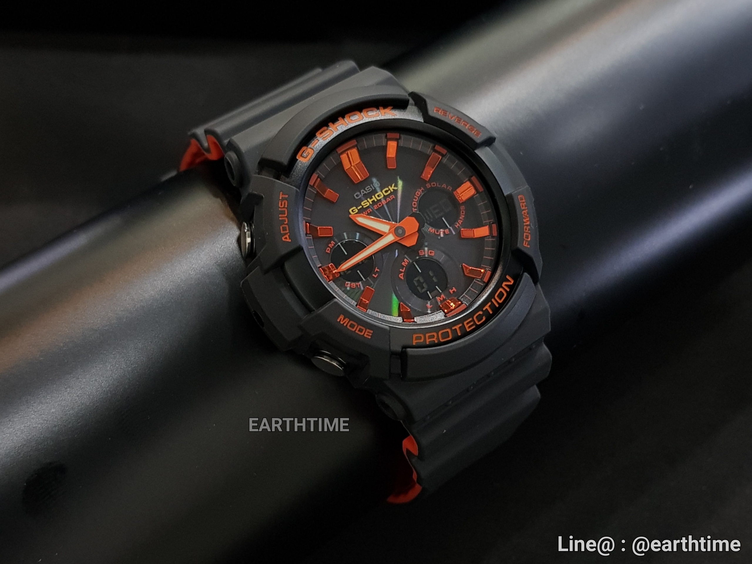 G-Shock Tough Solar ของใหม่แท้100% รับประกัน 1 ปี รุ่น GAS-100BR-1ADR