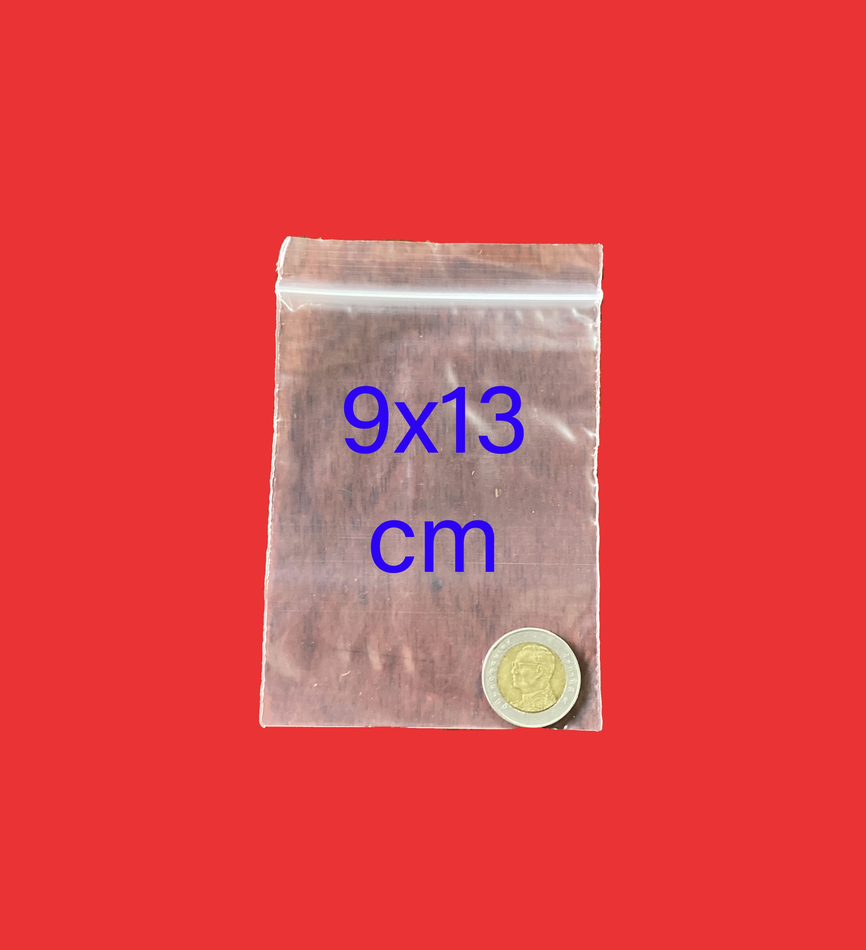 ถุงซิ๊ปล็อคหนา 10x15 cm 1 ก.ก. ประมาณ 460 ใบ