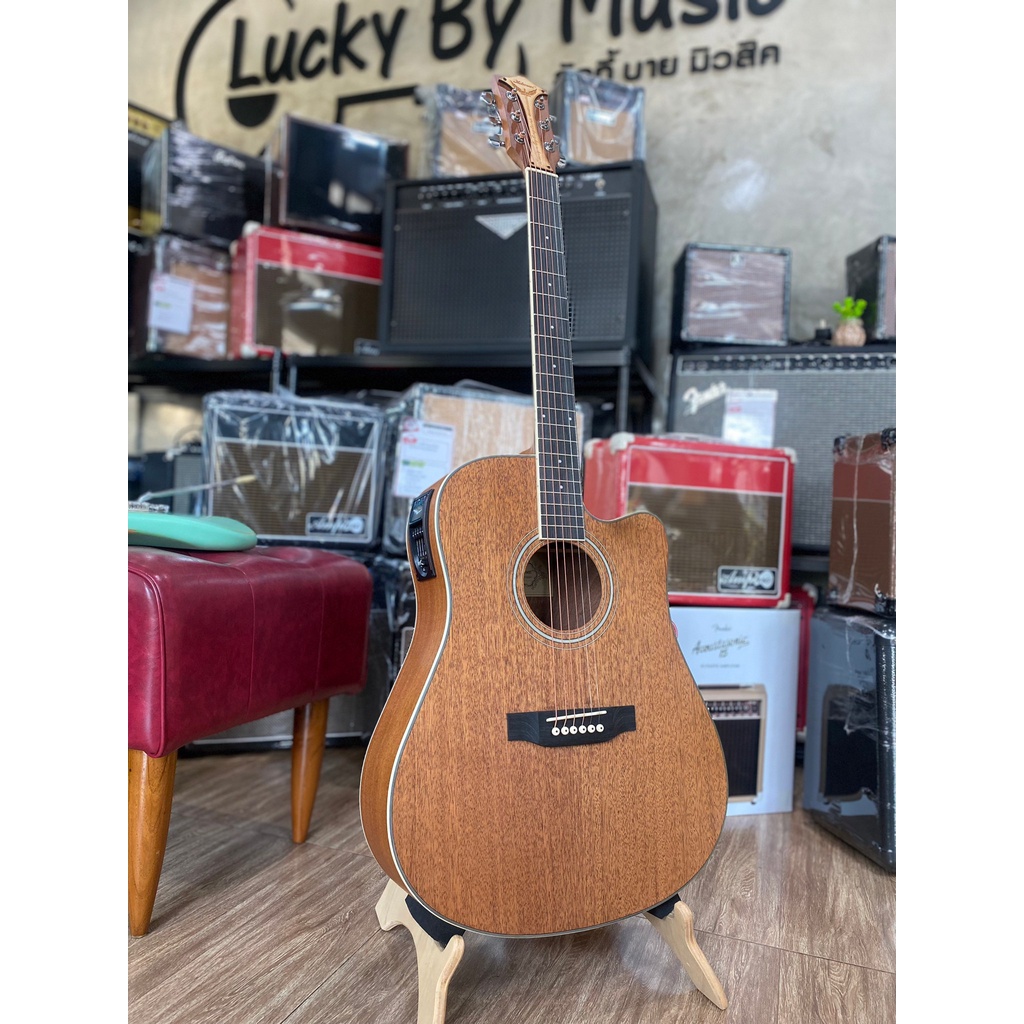 กีต้าร์โปร่งไฟฟ้า Mclorence รุ่น K4100CEQ N/MG ไม้มะฮอกกานี ขนาด 41