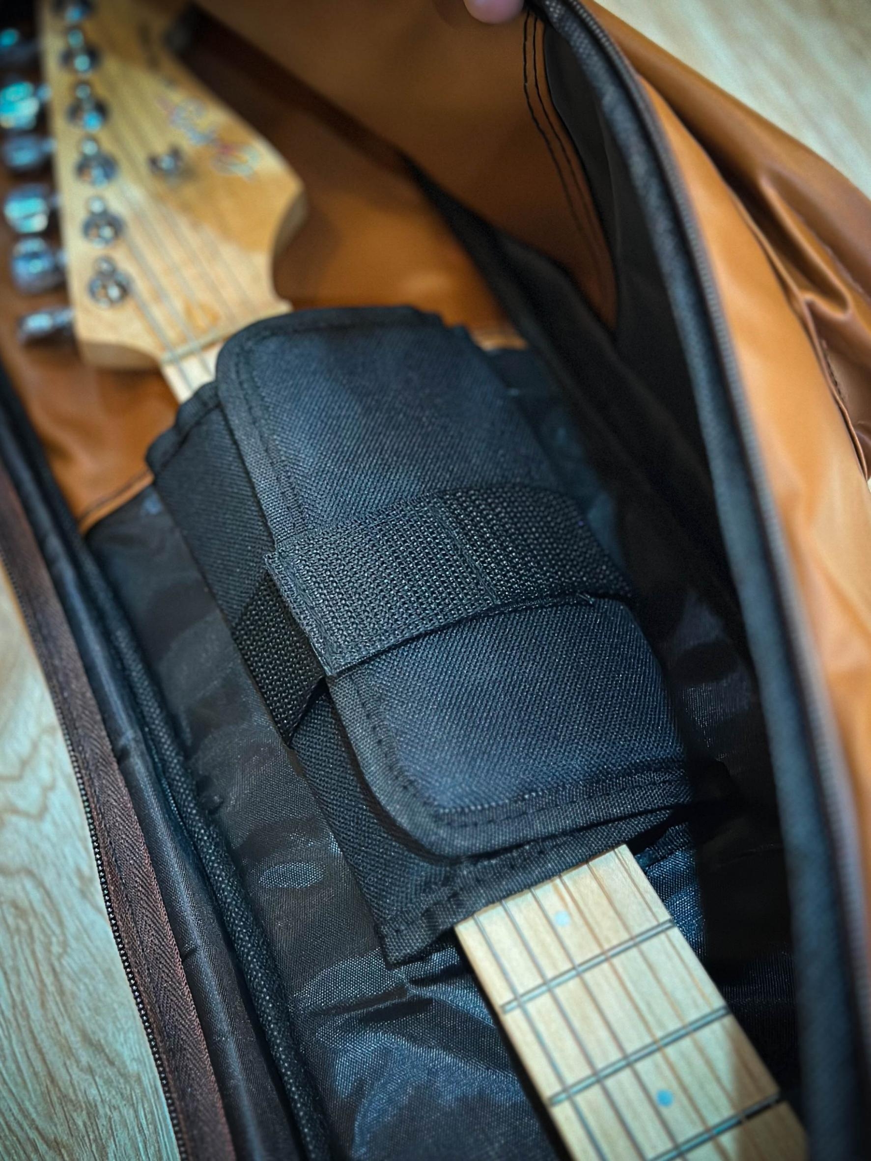 ์Nami กระเป๋ากีต้าร์ไฟฟ้า ฟองน้ำหนา 12มม.ป้องกันการกระแทกได้ดี วัสดุเป็นหนัง กันน้ำ/กันฝุ่น