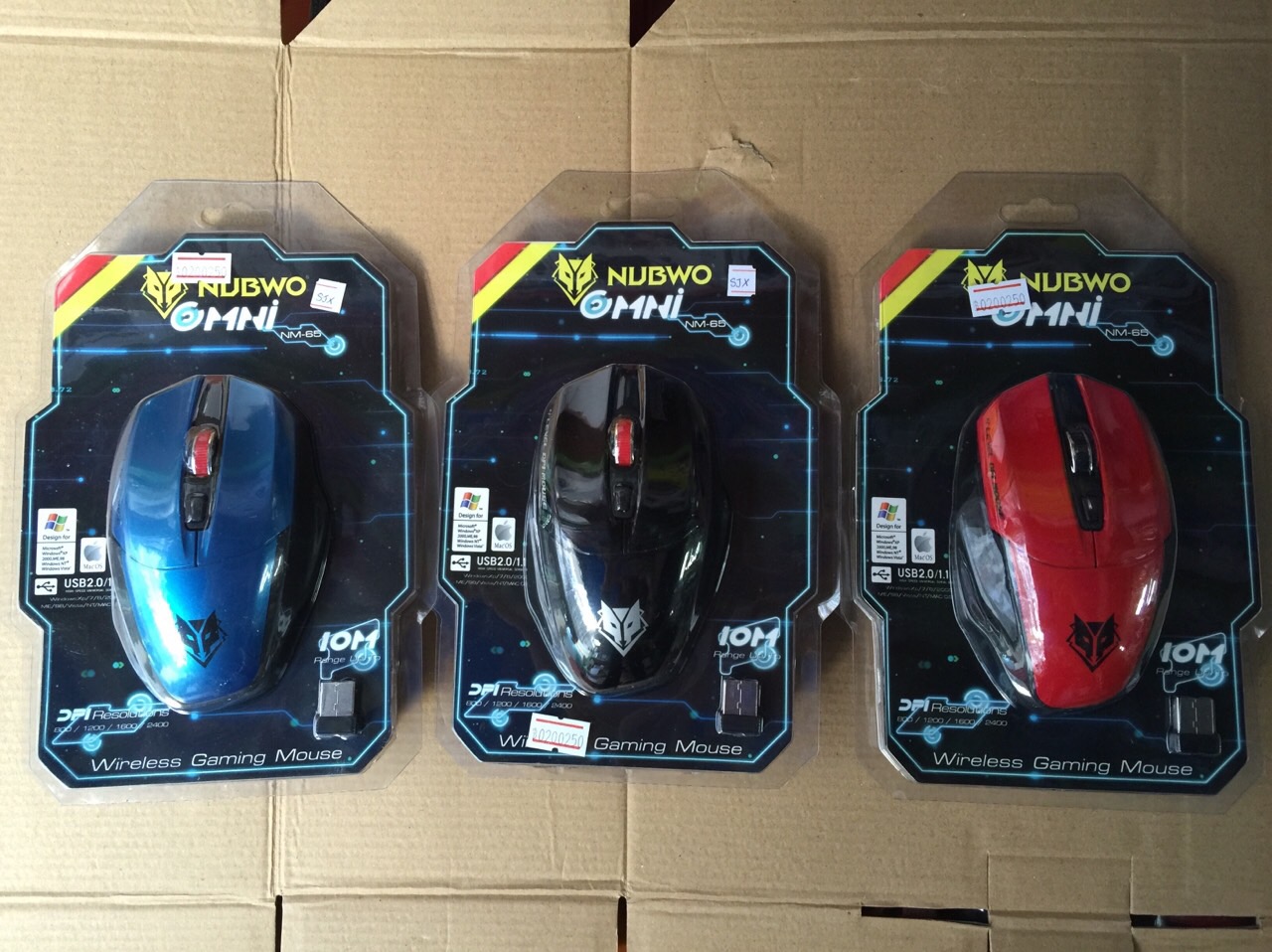 เม้าส์ mouse ไร้สาย NUBWO NM-65