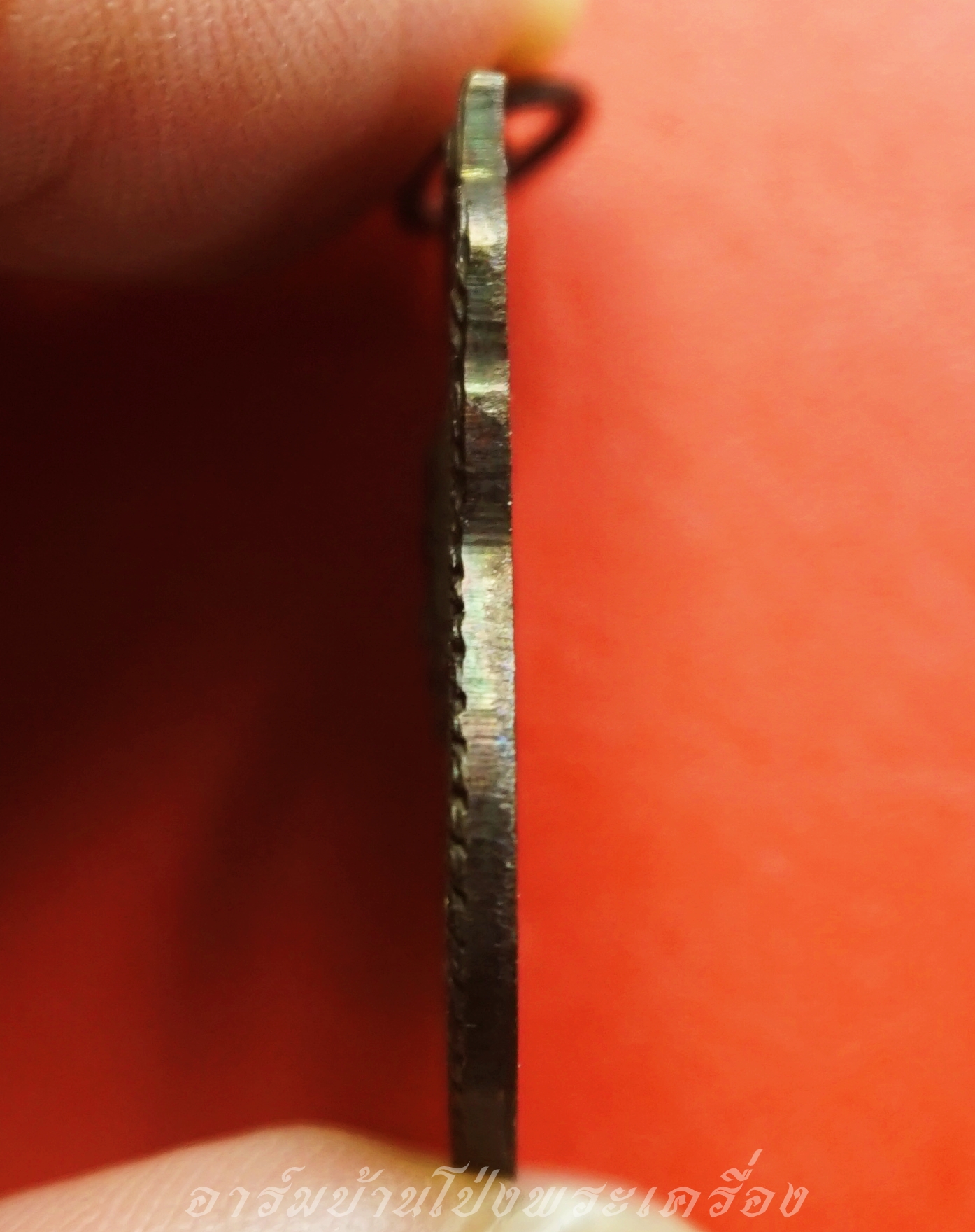 หลวงพ่อทองใบ(พระครูธรรมรัต) วัดศรีวิสารวาจา จ.นครปฐม รุ่น๑ ปี๒๕๒๑ เนื้อทองแดงรมดำ(องค์ที่1)