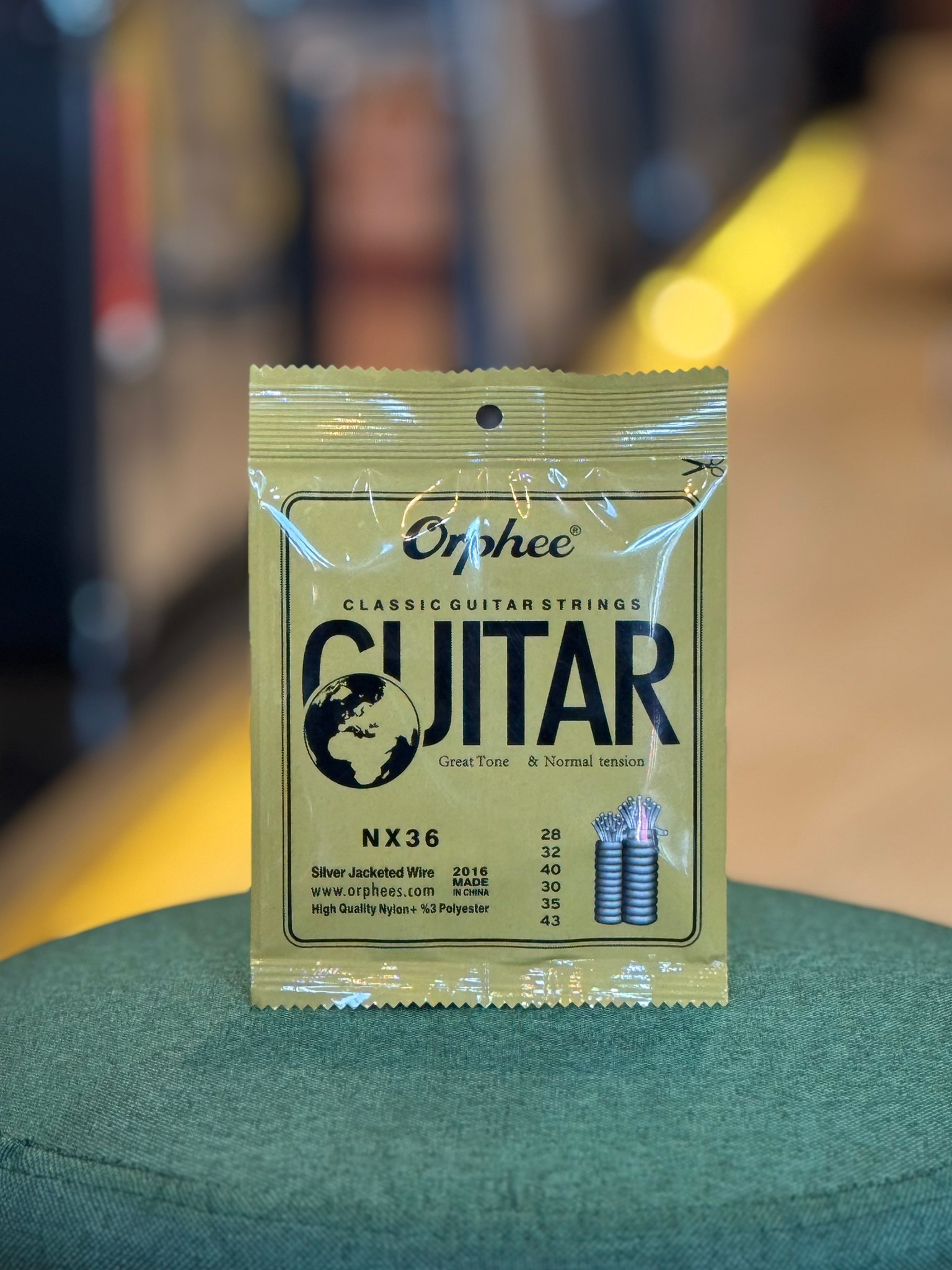 สายกีตาร์คลาสสิค Orphee เลือกรุ่นได้ ครบชุด 6 เส้น สายกีต้าร์คลาสสิค สายกีต้าร์ Classic Guitar Strings