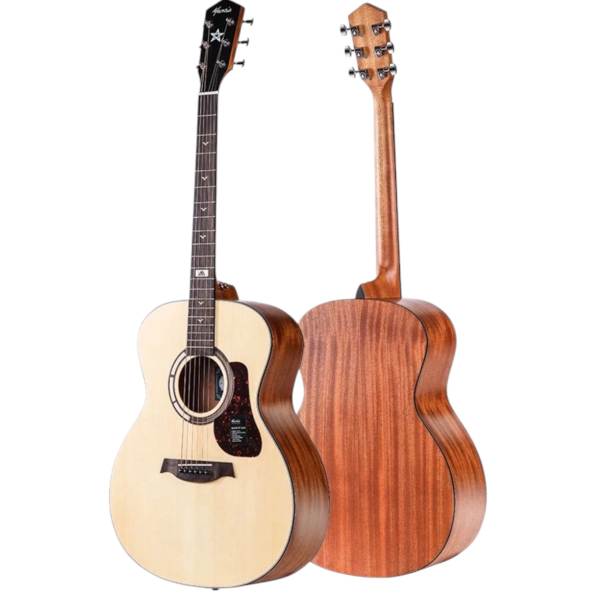 Matic กีตาร์โปร่ง Acoustic Guitar GT-1G Sunburst เสียงใสกังวาน ทัชชิ่งเล่นง่าย ขนาด 41 นิ้ว พร้อม กระเป๋า / คาโป้ / ปิ๊ก 4 อัน / ประแจ / คู่มือ