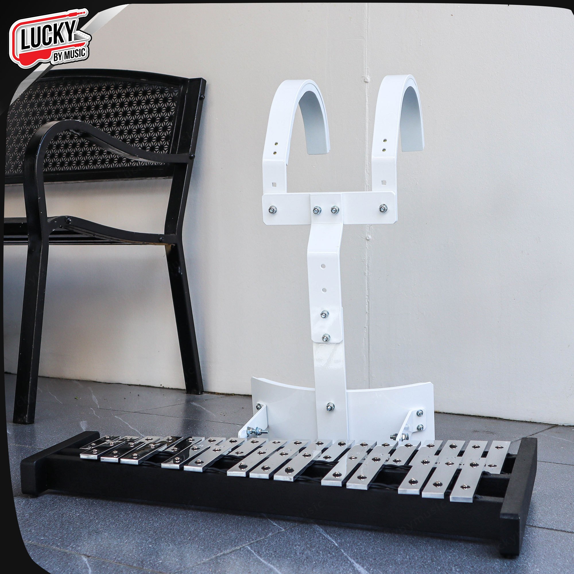 Sterling มาร์ชชิ่งเบลล์ 32 คีย์ พร้อมชุดสะพายและไม้ตี 2 คู่ ให้เสียงที่ใส กังวาล เหมาะสำหรับวงดนตรีขนาดเล็กและขนาดกลาง