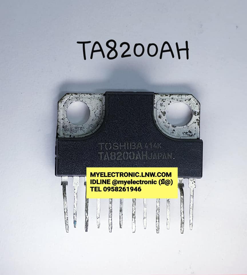 TA8200AHยี่ห้อTOSHIBAตัวถังSIL12ขาราคาตัวละบาท