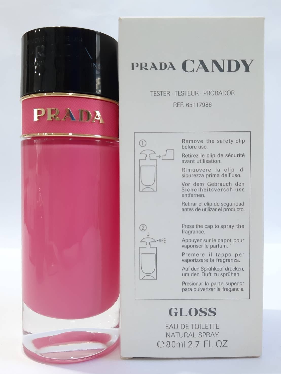 Tester Prada Candy Gloss EDT 80ml. น้ำหอมแท้ 100%