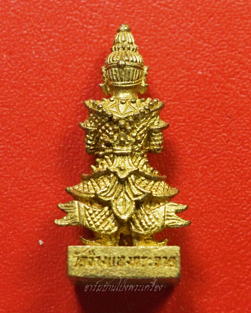 หลวงพ่อแถม วัดช้างแทงกระจาด ท้าวเวสสุวรรณ อุดมทรัพย์ รุ่นแรก เนื้อฝาบาตร เลข๑๐๕ โค๊ต"ถ"(องค์ที่1)