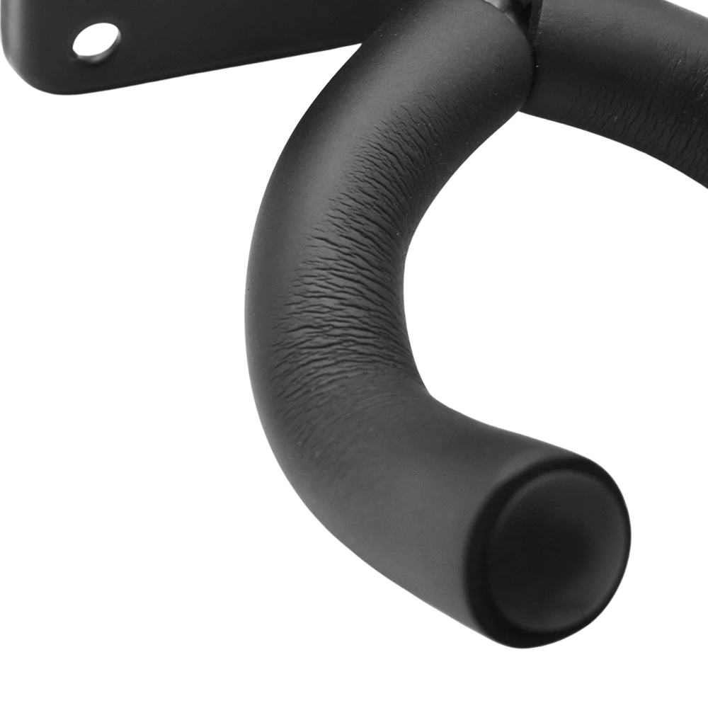 ขาแขวนกีต้าร์ เบส อูคูเลเล่ แบบเจาะติดผนัง ใช้พิ้นที่น้อย วัสดุเป็นเหล็กแข็งแรง มีฟองน้ำรองรับคอ