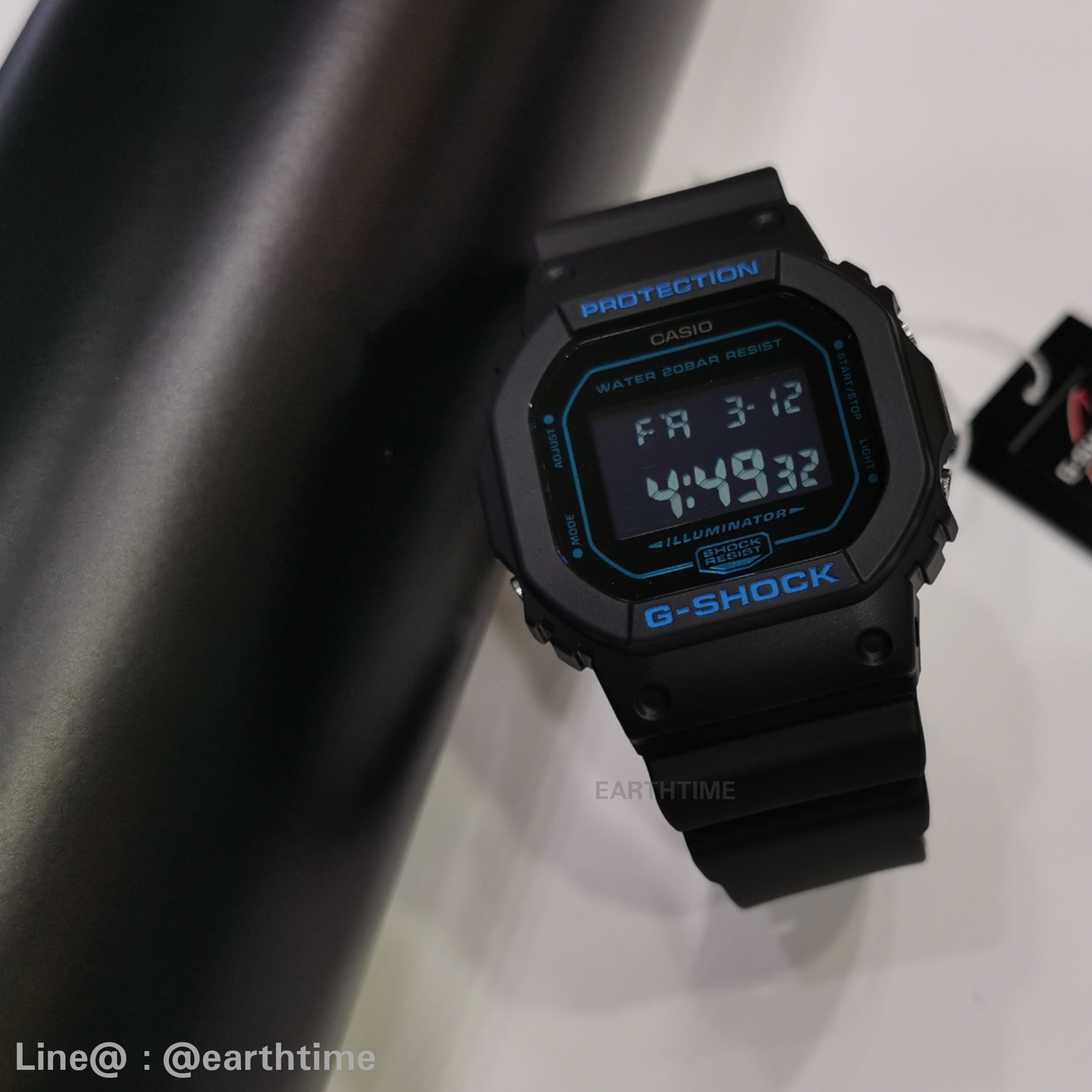 G-Shock Matte Black & Blue ของใหม่แท้100% รับประกัน 1 ปี DW-5600BBM-1DR