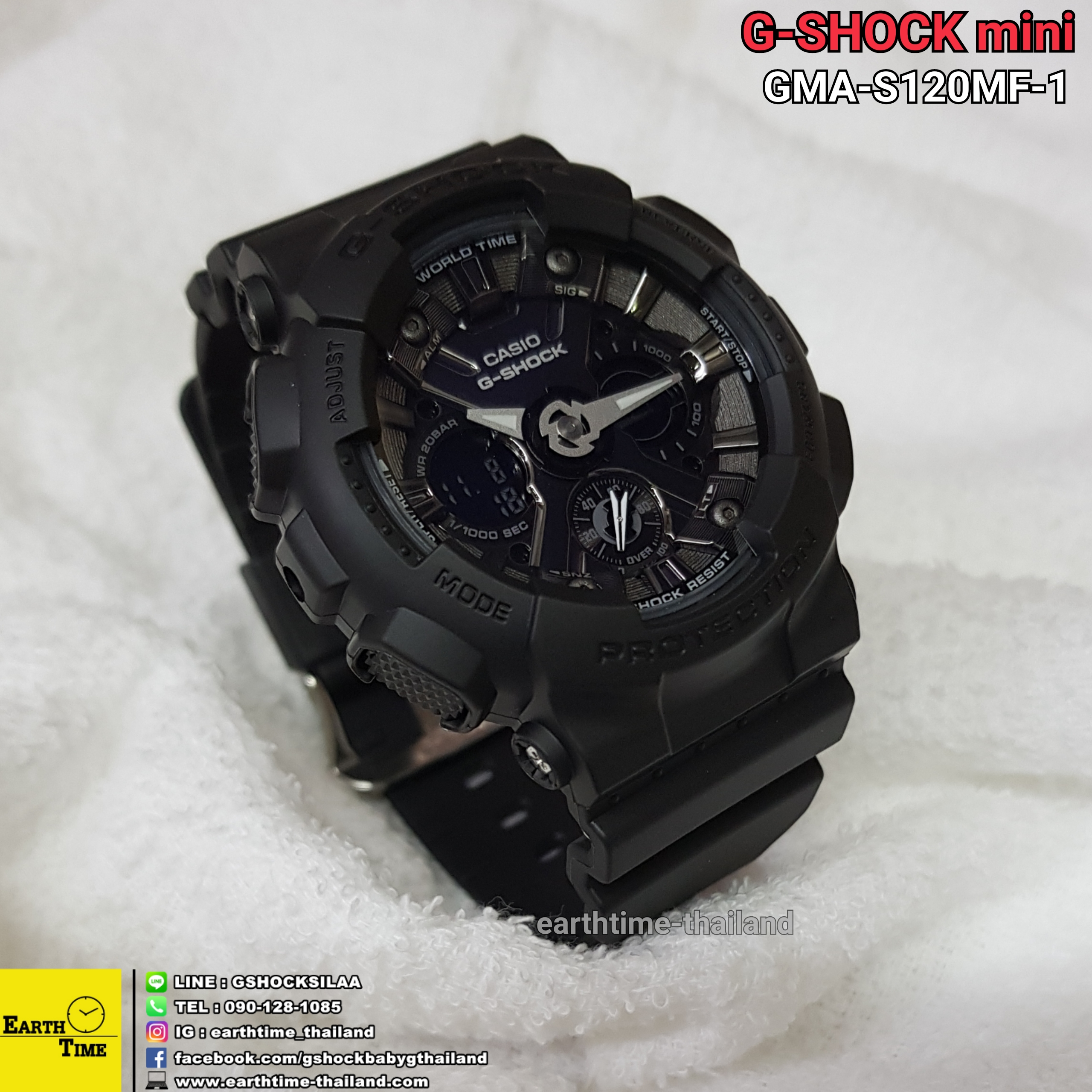 G-ShockMini ของใหม่แท้100% รับประกัน 1 ปี GMA-S120MF-1ADR