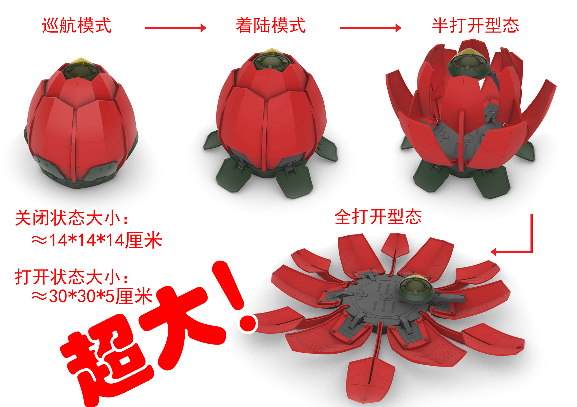 (DDB) NeoJapan Airship For HG/RG 1/144 God Gundam