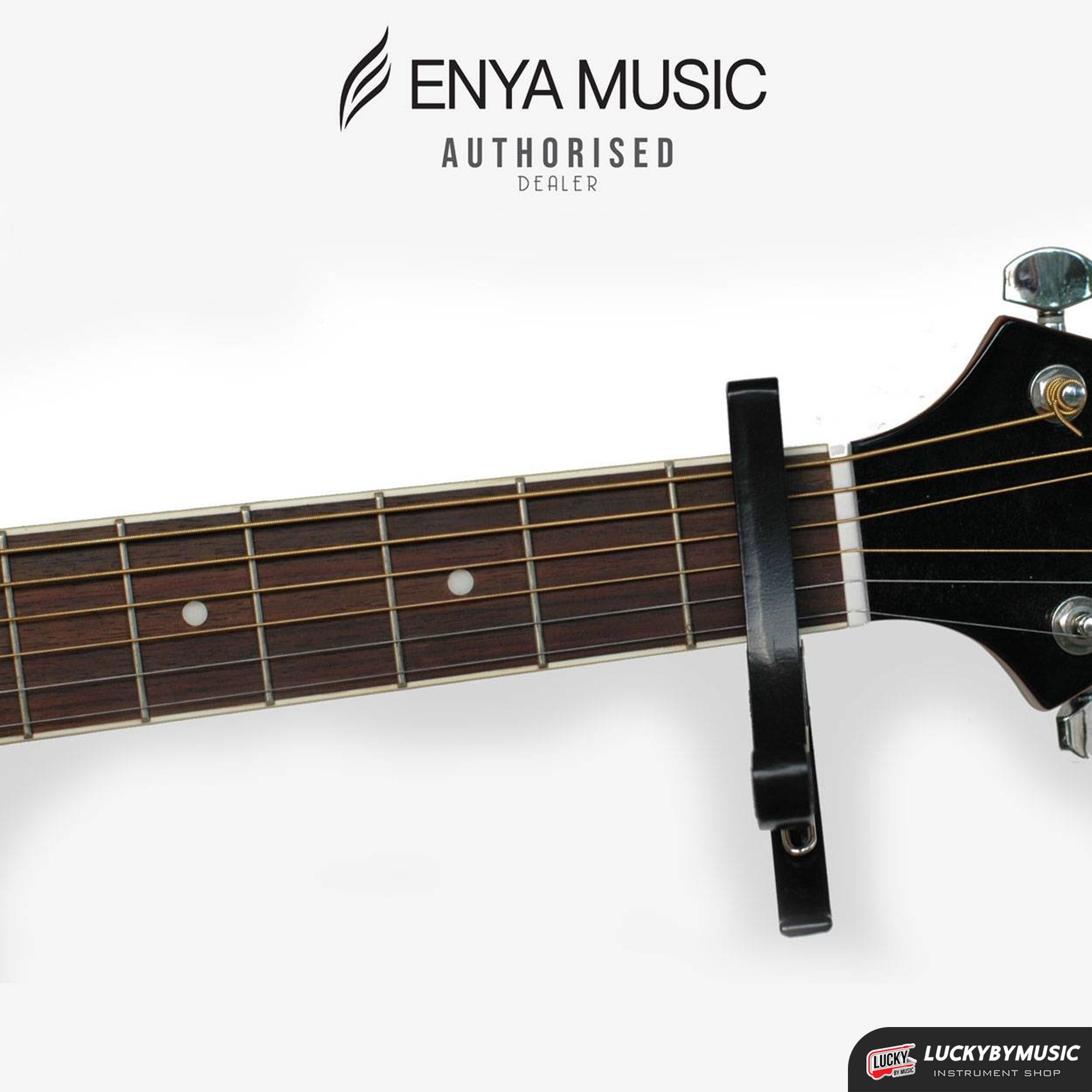 Carpo Enya คาโป้ ใช้งานง่าย วัสดุแข็งแรง ใช้งานง่าย ใช้งานกับกีต้าร์โปร่ง กีต้าร์ไฟฟ้า อูคูเลเล่