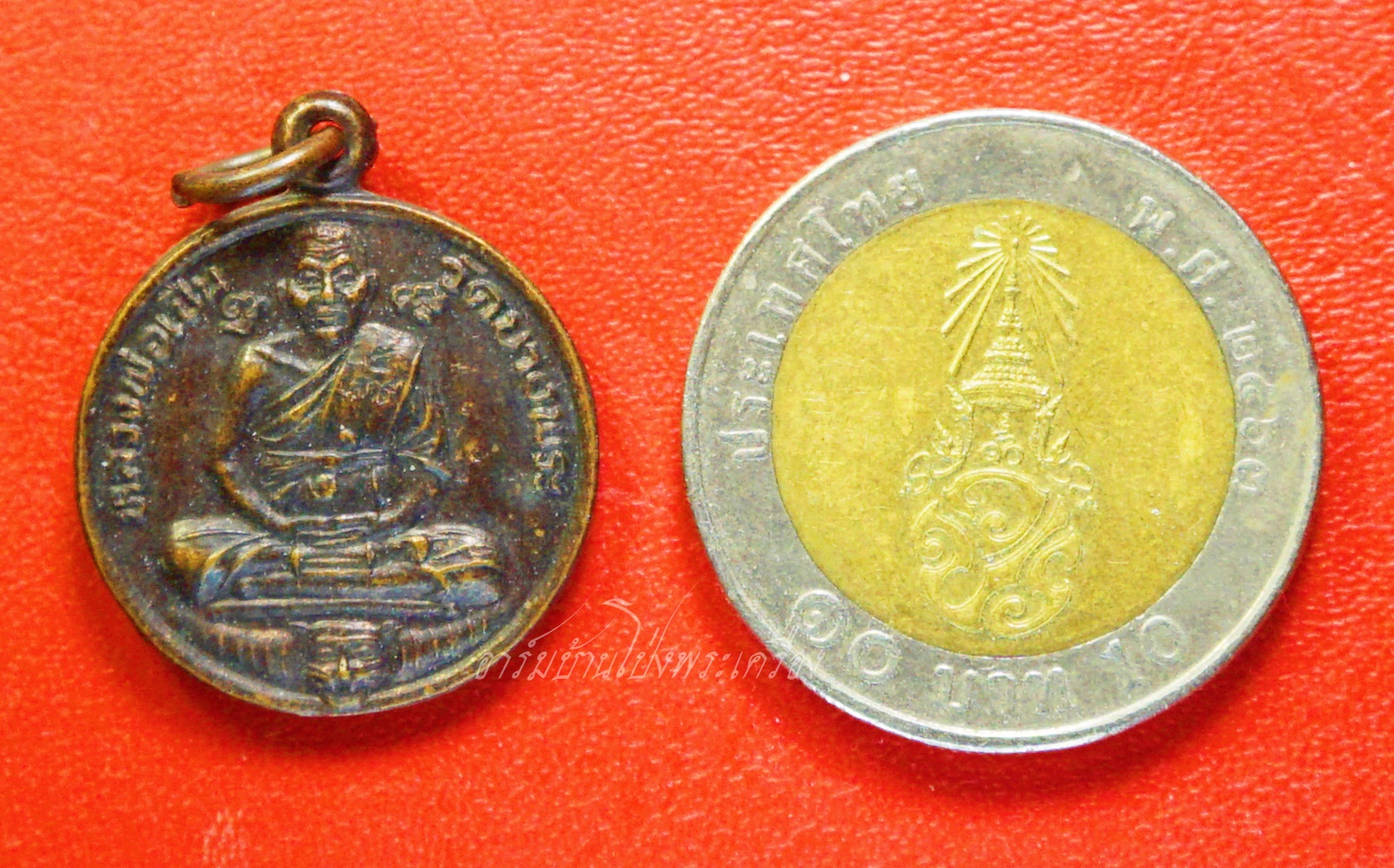 หลวงพ่อเปิ่น วัดบางพระ หลังนางกวัก ปี๒๕๓๔ เนื้อทองแดงรมดำ(องค์ที่2)