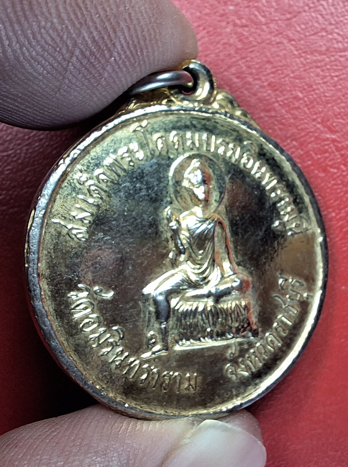 สมเด็จพระโคดมบรมอินทรามุนี วัดอมรินทราราม ที่ระลึกการสร้างพระอุโบสถจตุรมุข ปี๒๕๑๙ เนื้อกะไหล่ทอง(องค์ที่1)