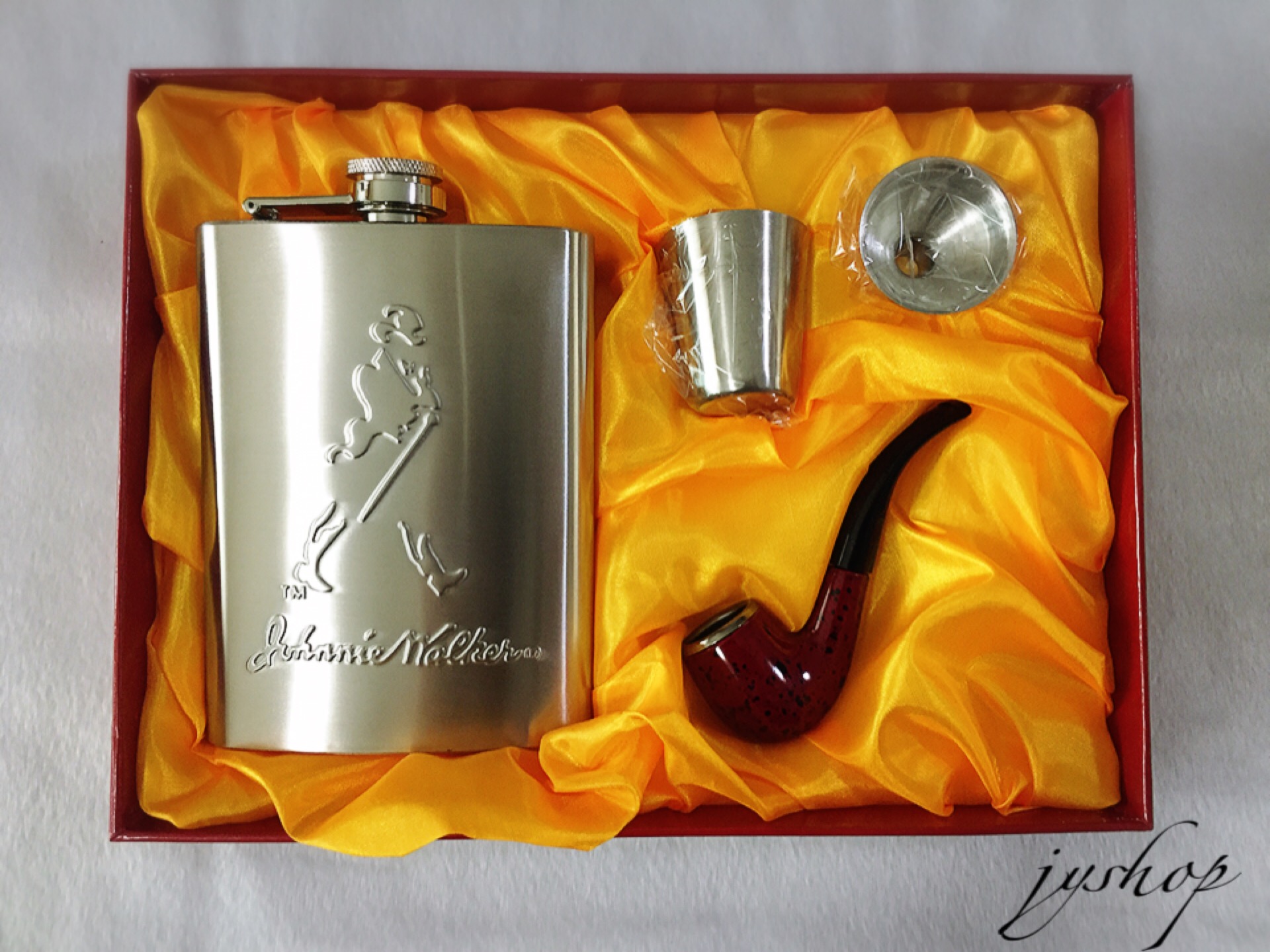 ขวดเหล้า ขวด แบบชุด+ไปป์ Johnnie