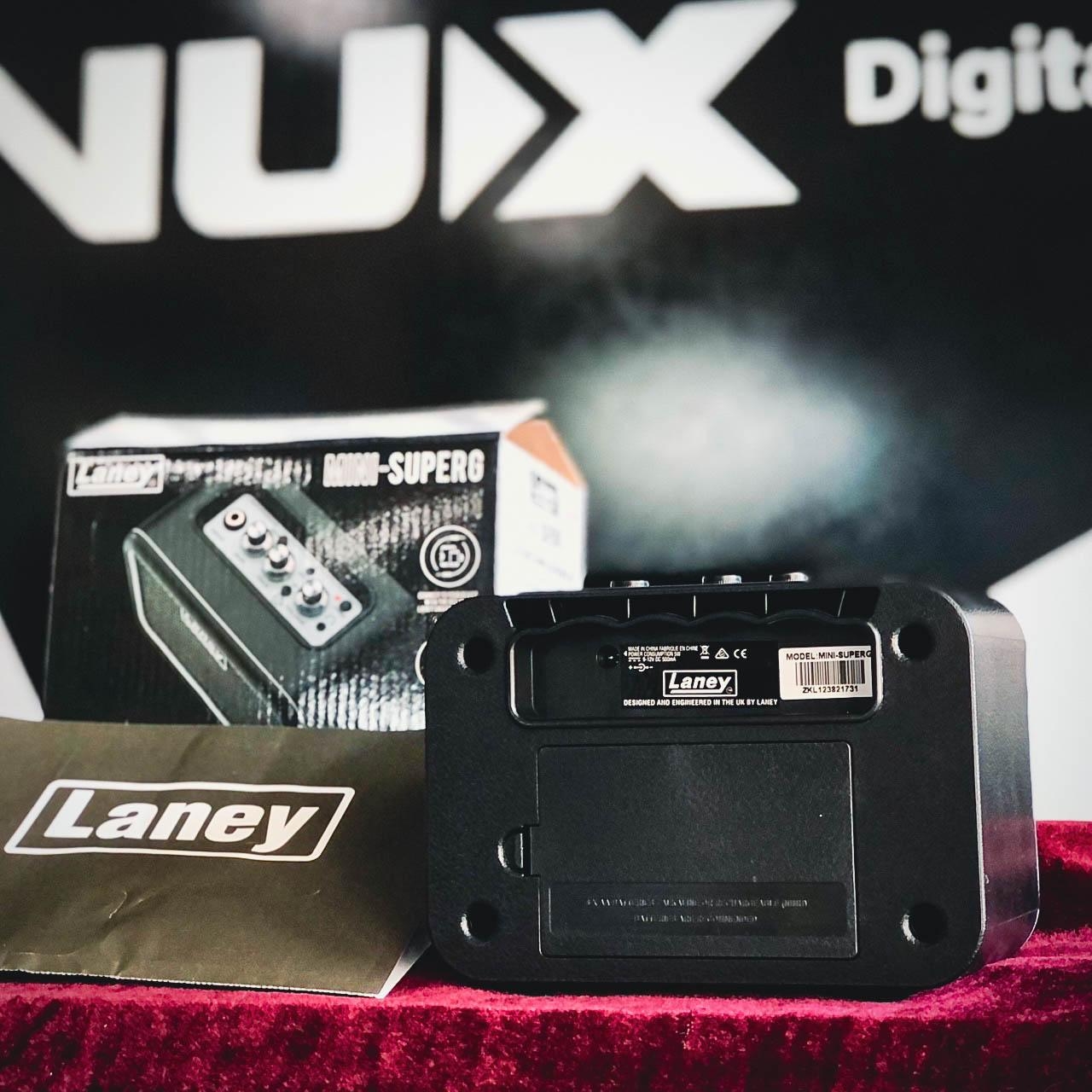 [ประกันศูนย์!💥] Amp Laney MINI-SUPERG แอมป์กีต้าร์ไฟฟ้า กำลังขับ 3 วัตต์ มีช่อง Aux in ขนาดพกพาง่าย เชื่อมโทรศัพท์ได้