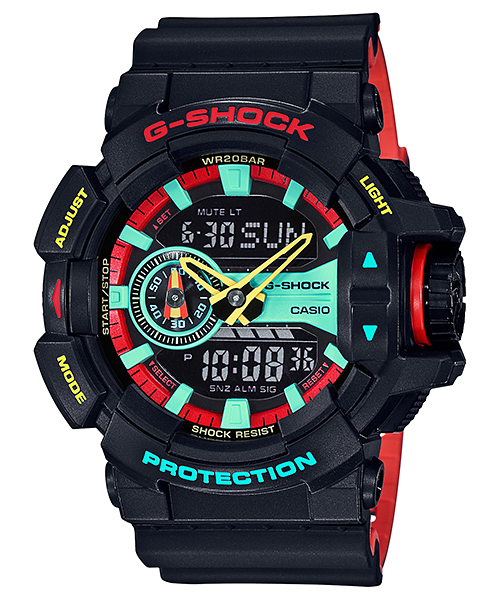 G-Shock Breezy Rasta Color Series ของใหม่แท้100% รับประกัน 1 ปี GA-400CM-1ADR