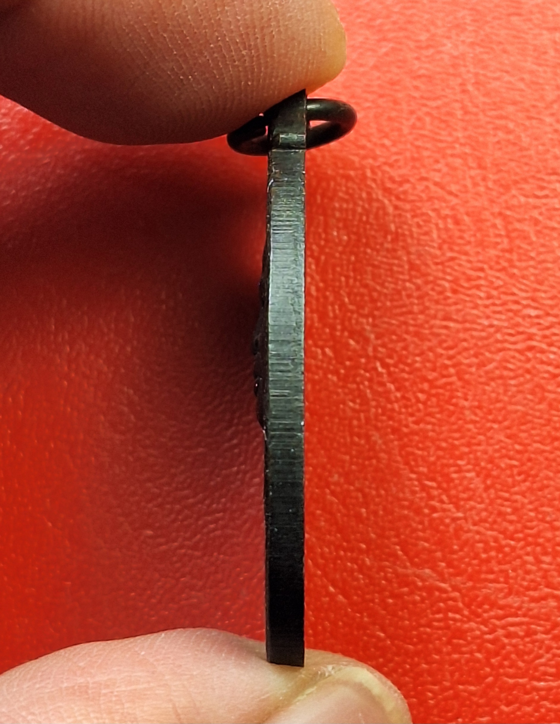 หลวงพ่อยะ วัดท่าข้าม รุ่นแรก ปี๒๕๓๐ เหรียญรูปไข่ พิมพ์เล็ก เนื้อทองแดง(องค์ที่2)