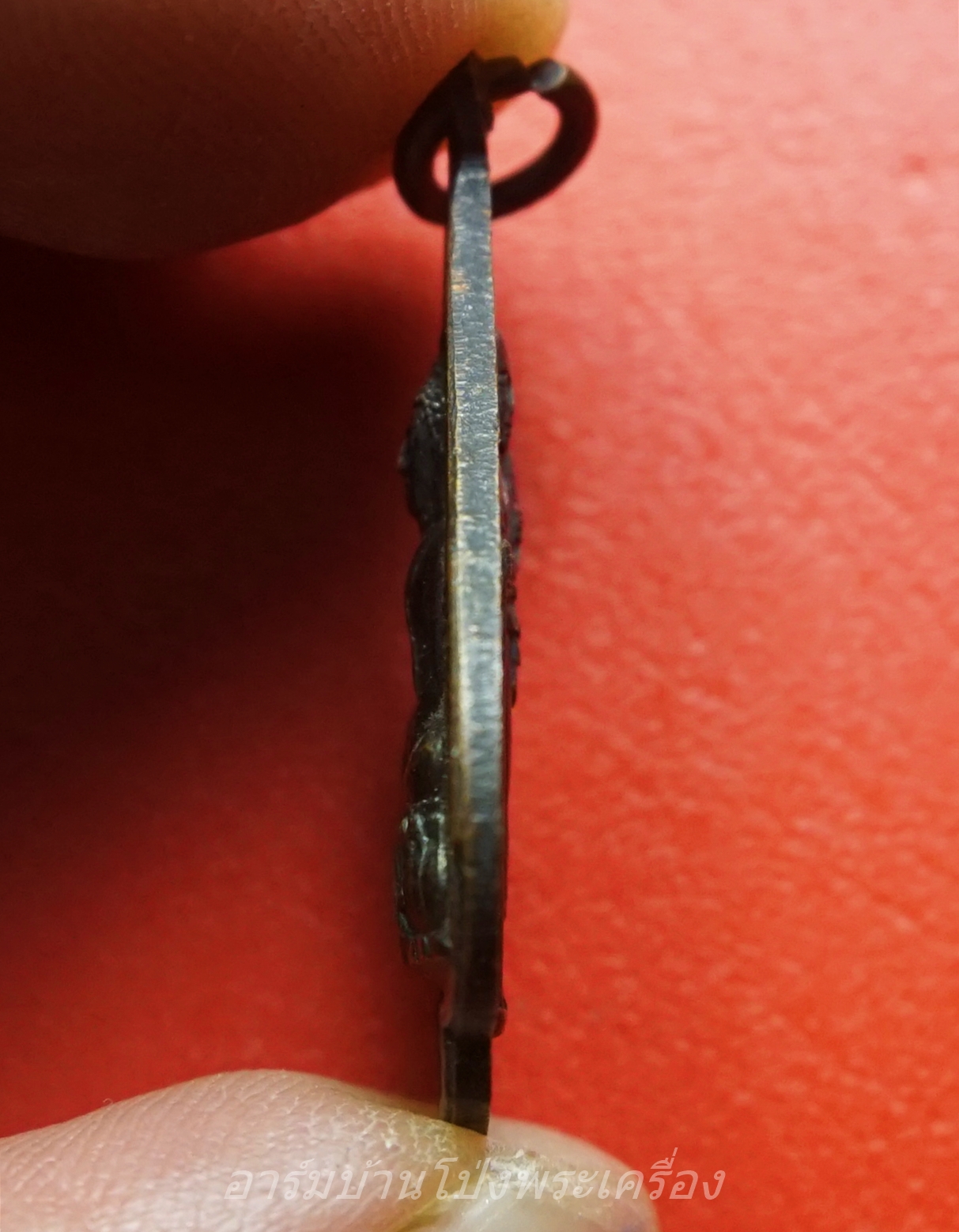 พระพุทธ หลังพระสิวลี วัดพิกุลทอง จ.สิงห์บุรี เนื้อทองแดง(องค์ที่1)